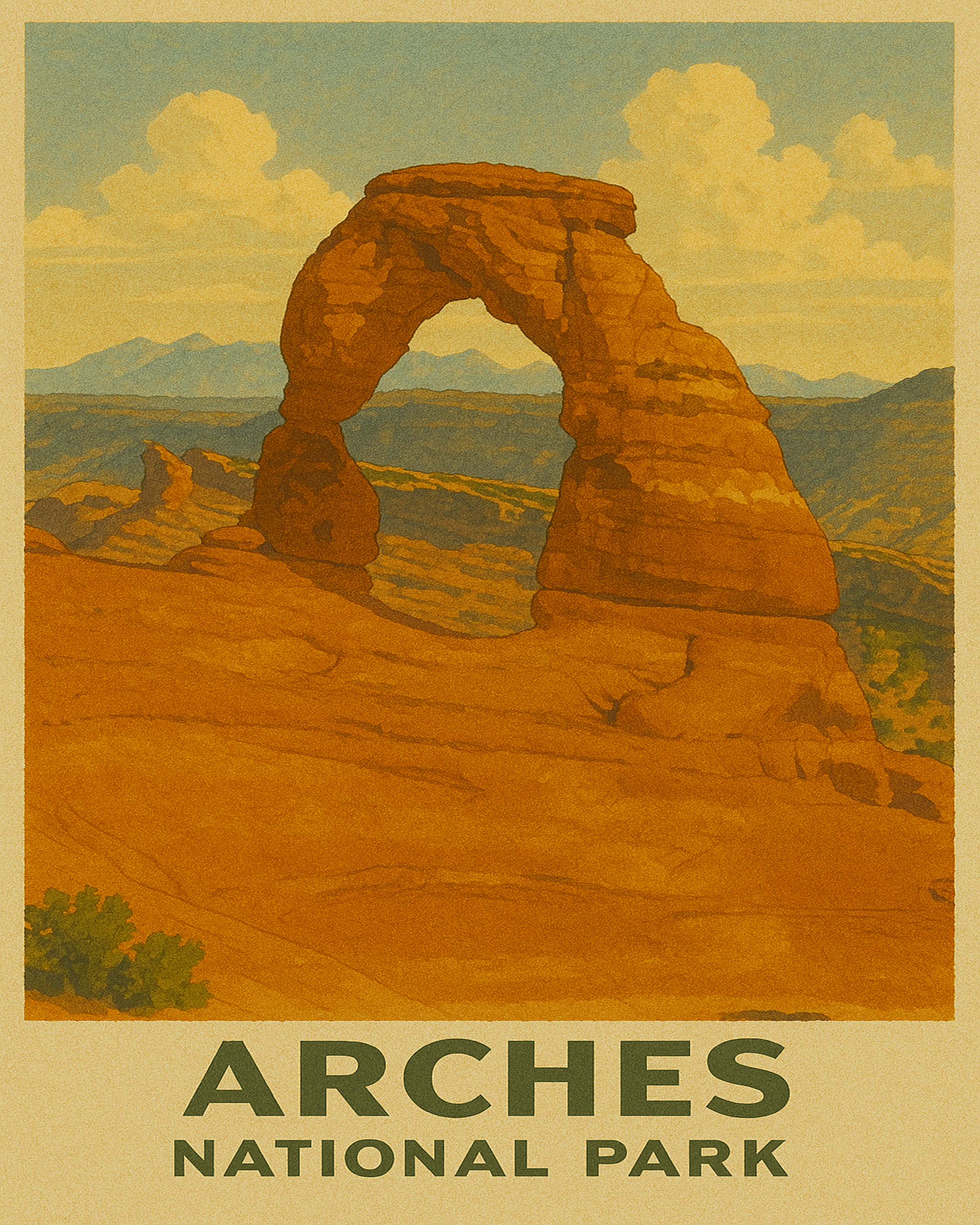 National Park Art Print
