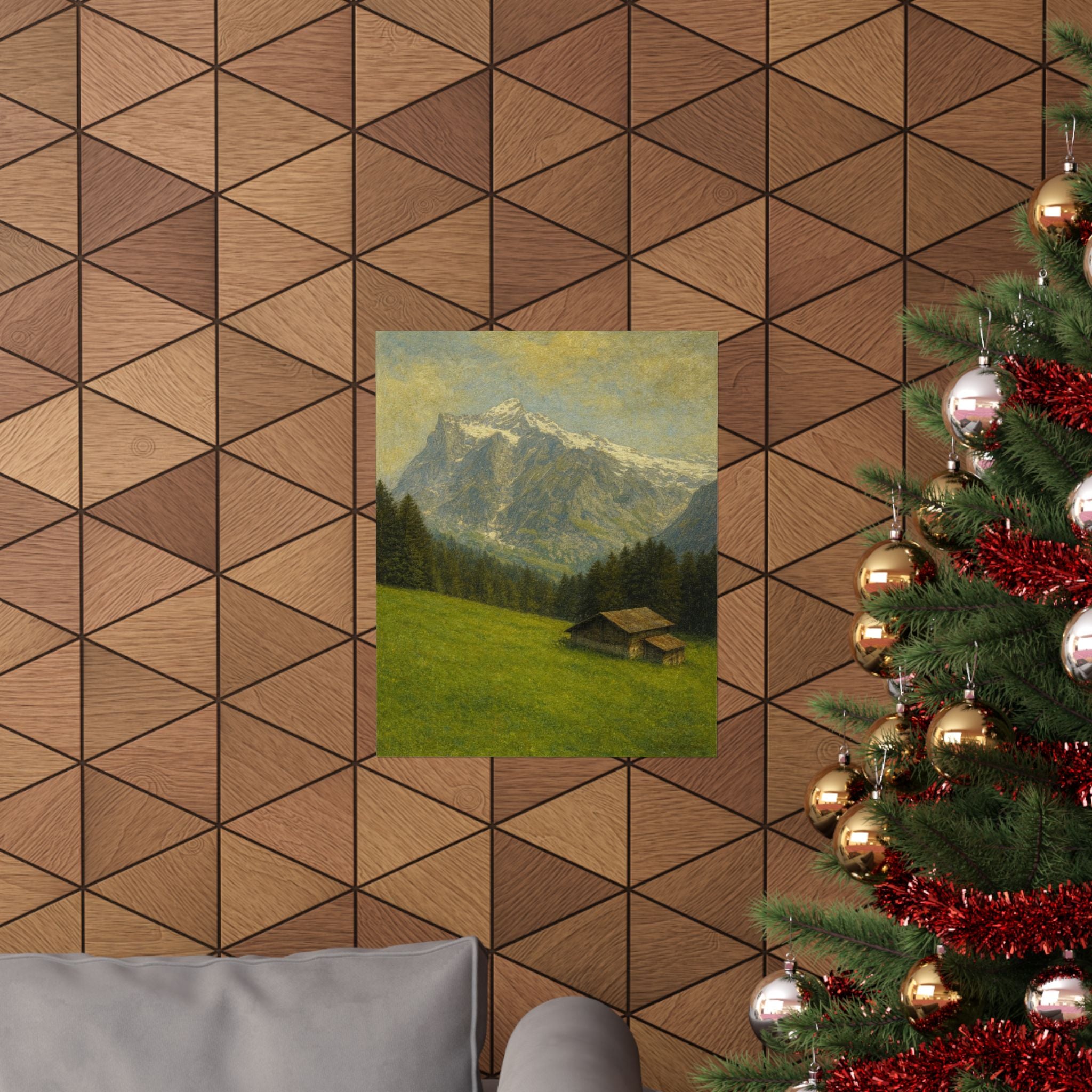 Nature Print - Swiss Mountainside