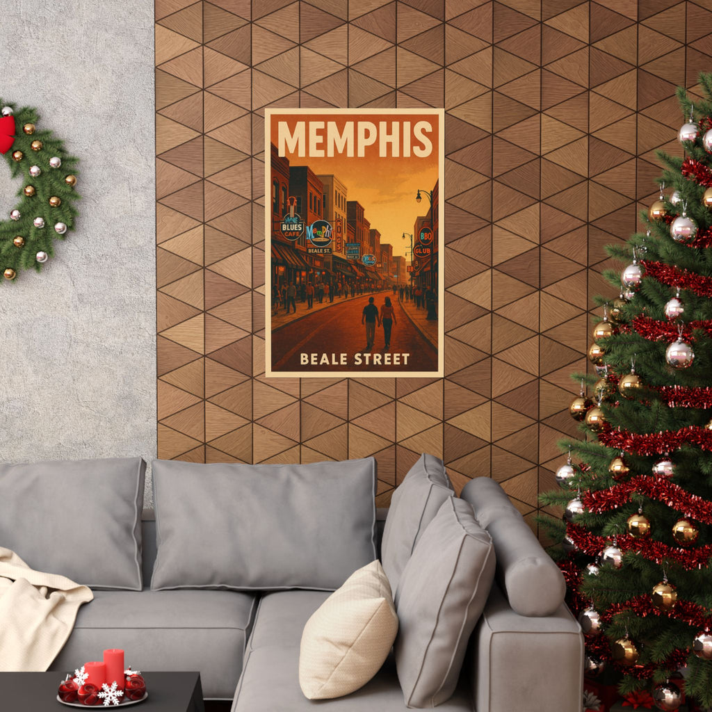 Cityscape Print - Memphis Beale