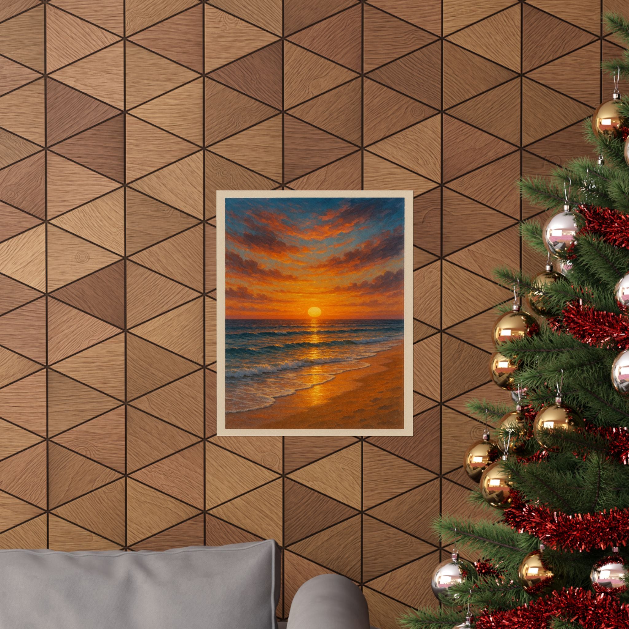 Nature Print - Beach Sunset