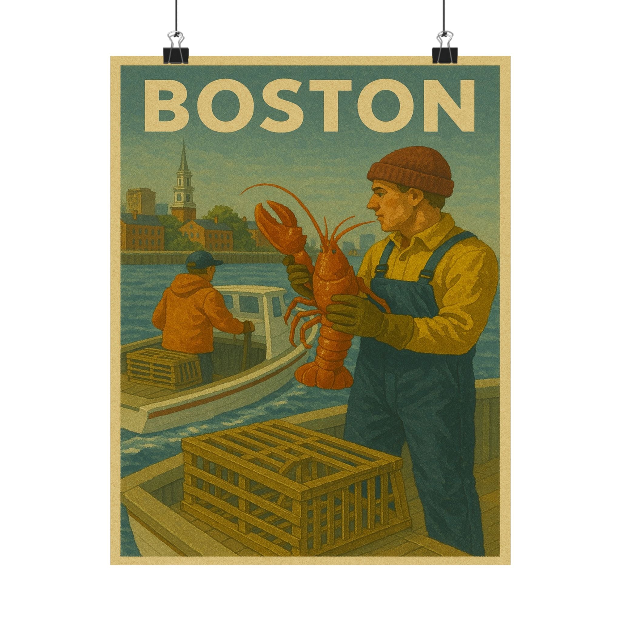 Cityscape Print - Boston