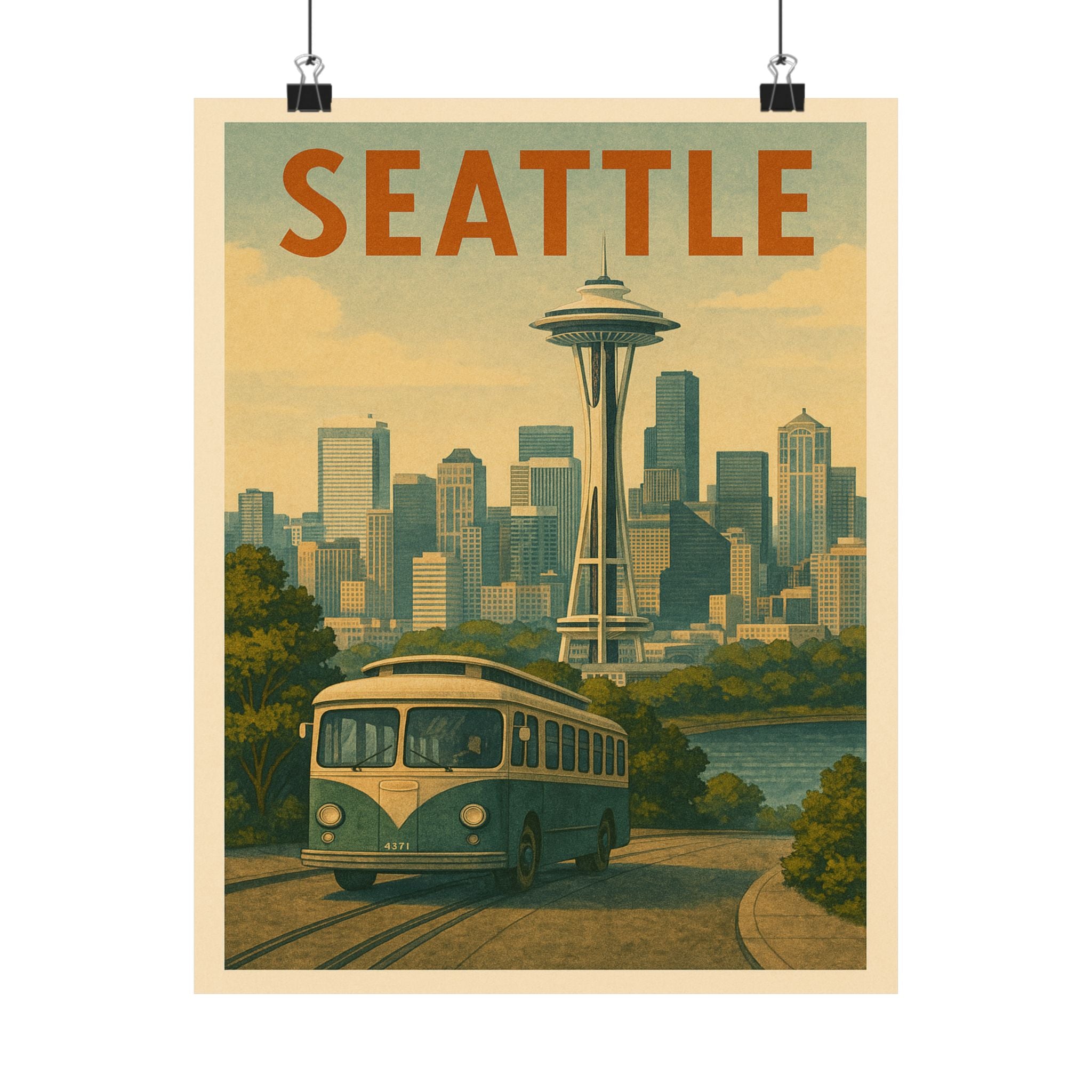 Cityscape Print - Seattle