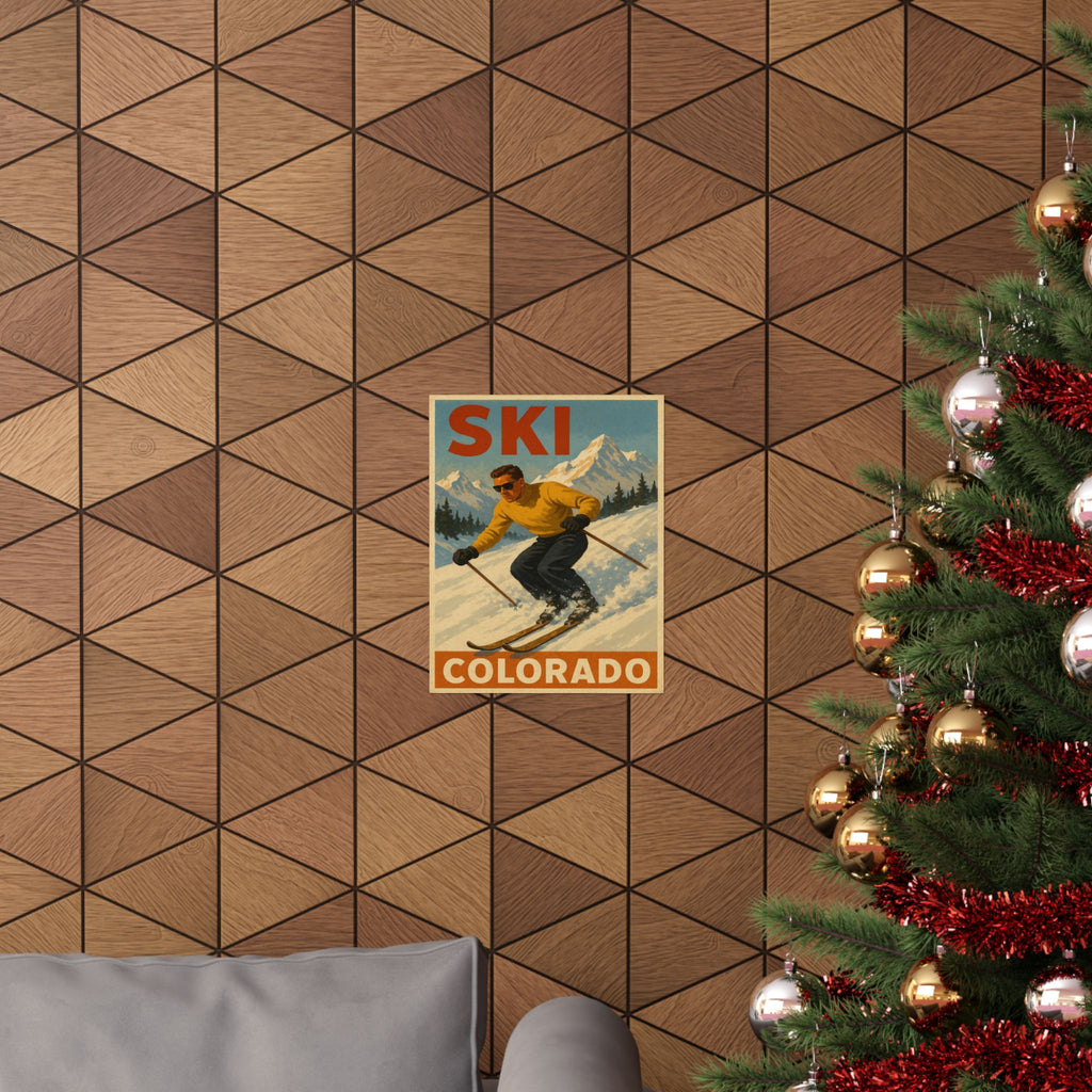 Cityscape Print - Ski Colorado