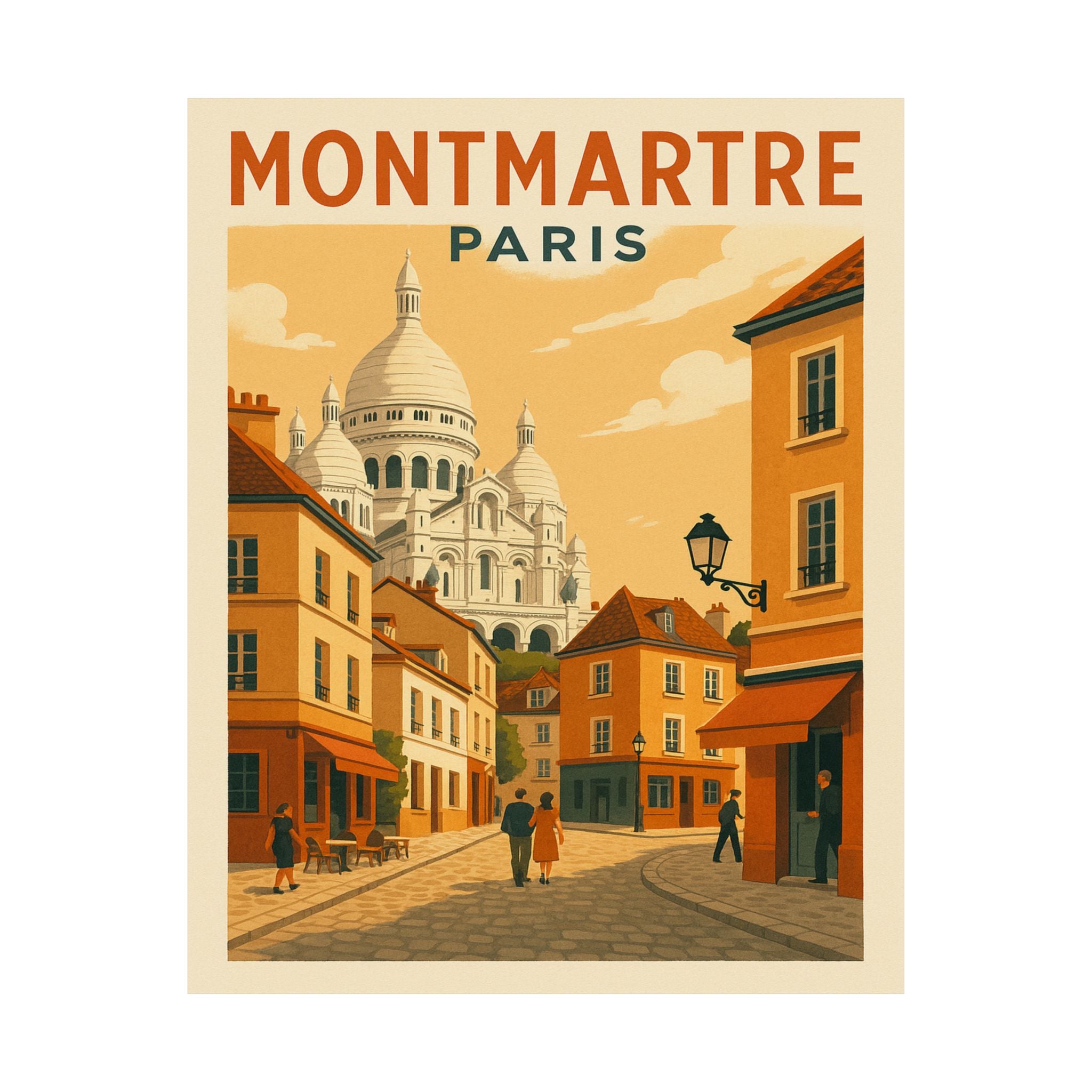 Cityscape Print - Montmartre Paris