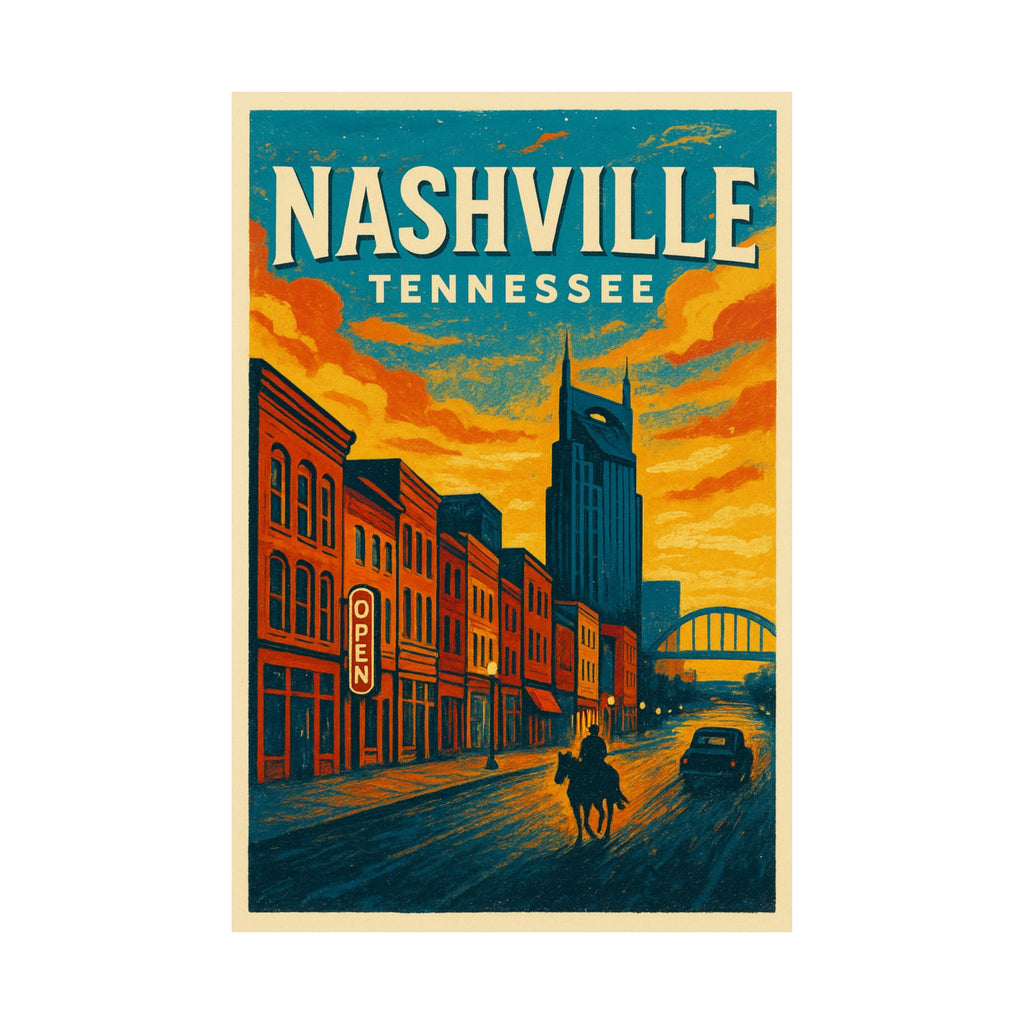 Cityscape Print - Nashville
