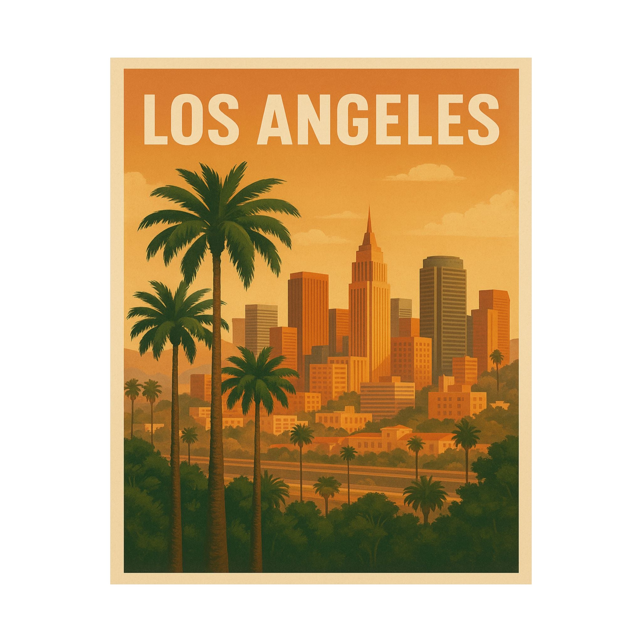Cityscape Print - Los Angeles