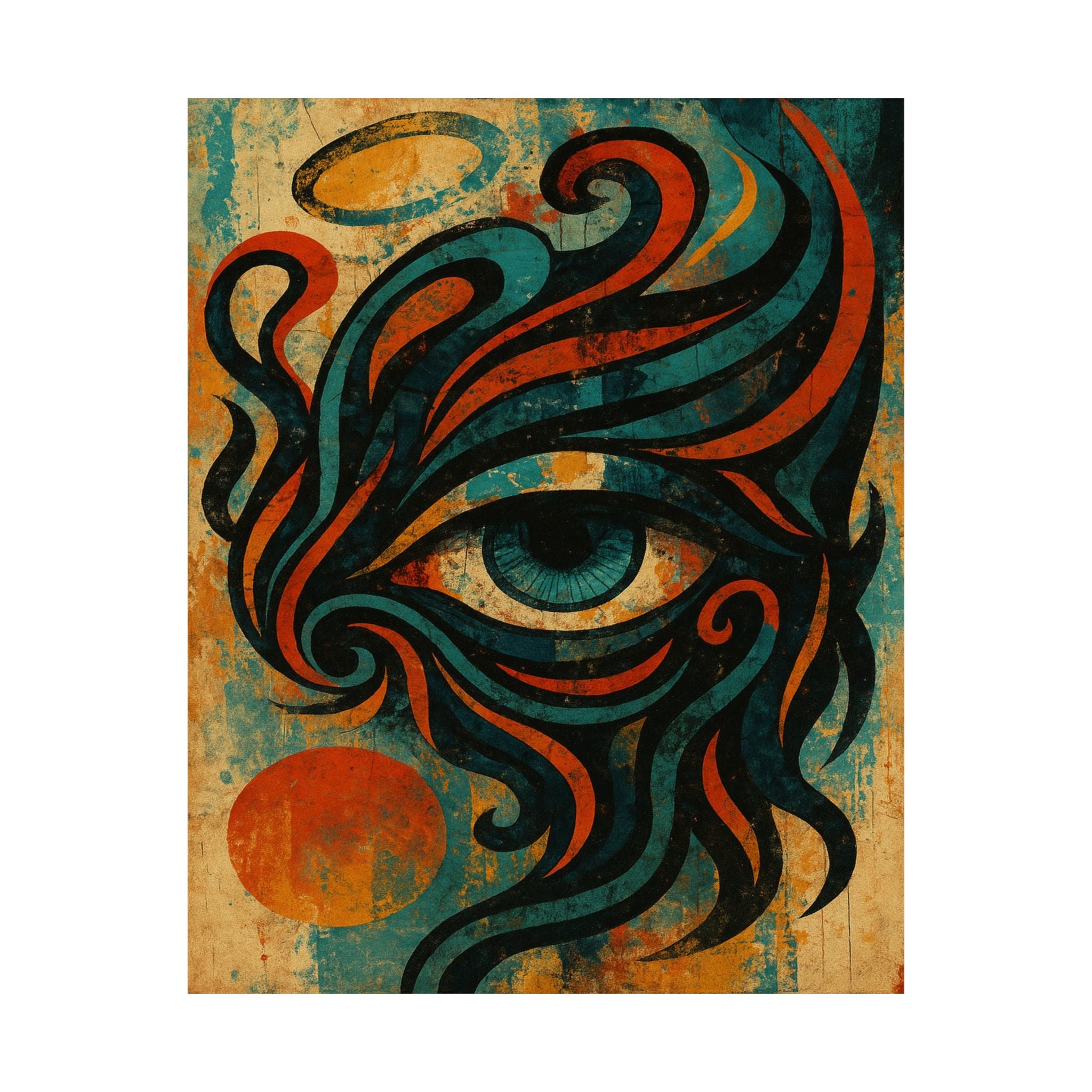 Abstract Print - Surreal Eye