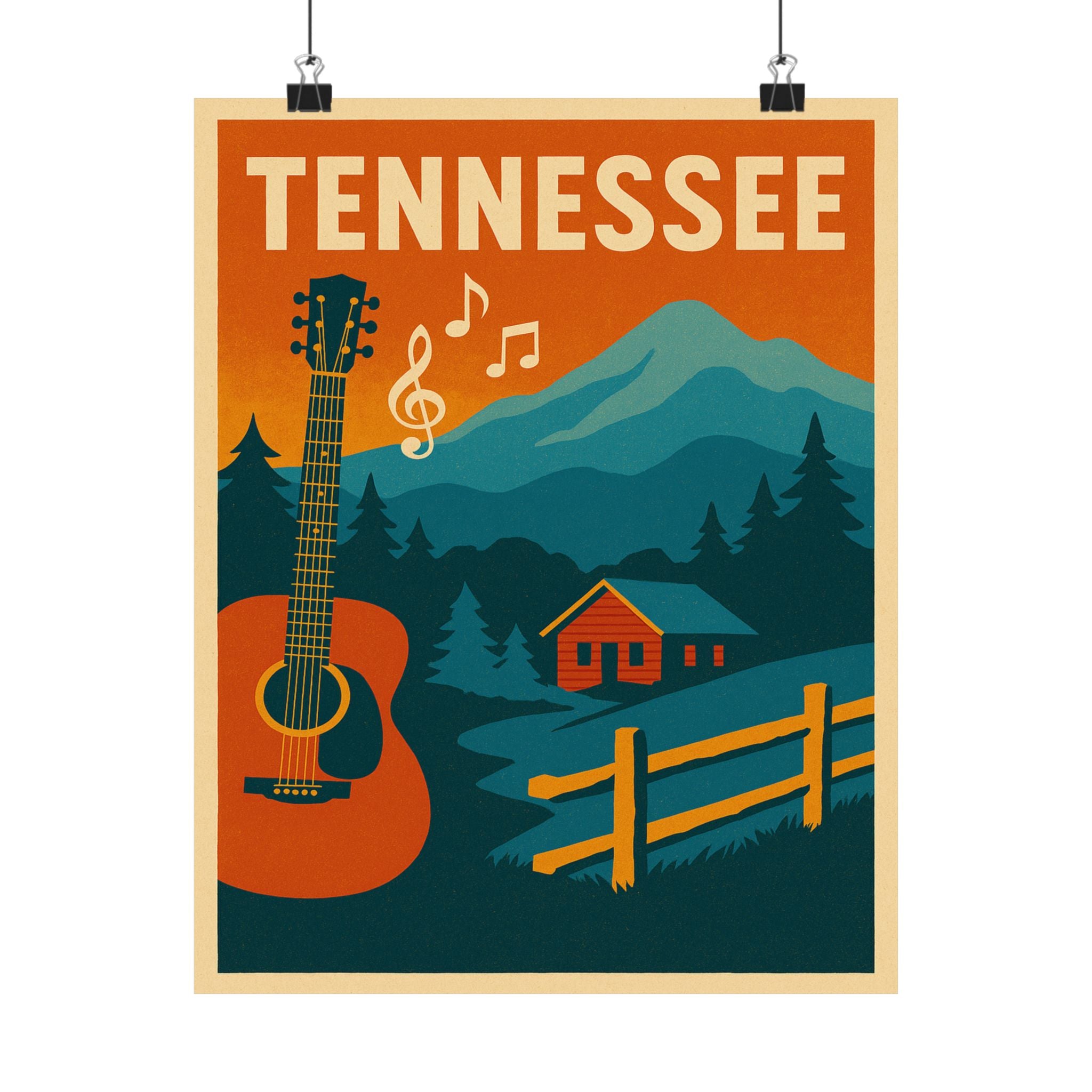 Cityscape Print - Tennessee