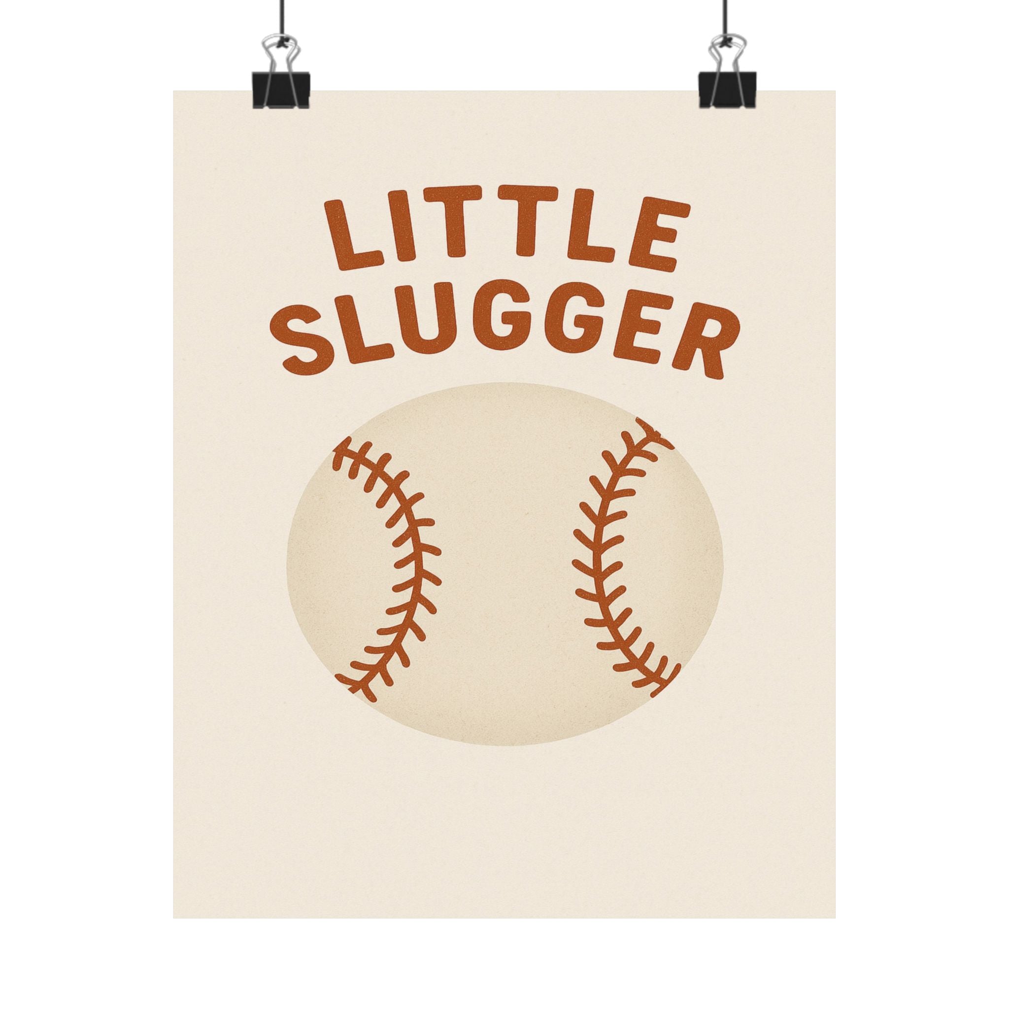 Children's Print - Little Slugger