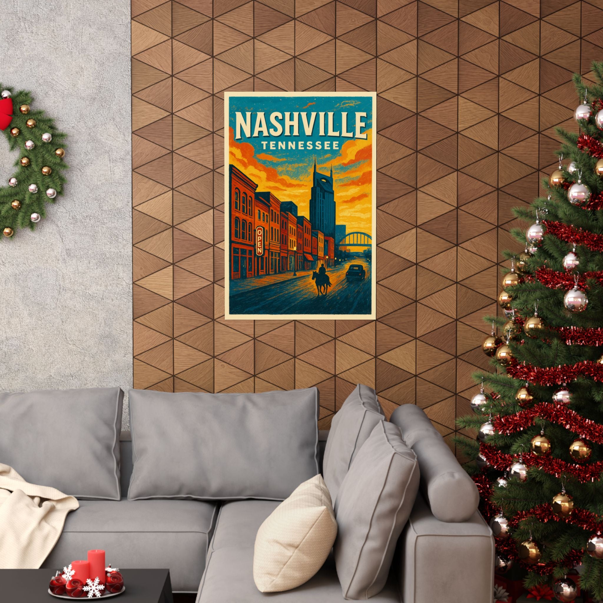 Cityscape Print - Nashville