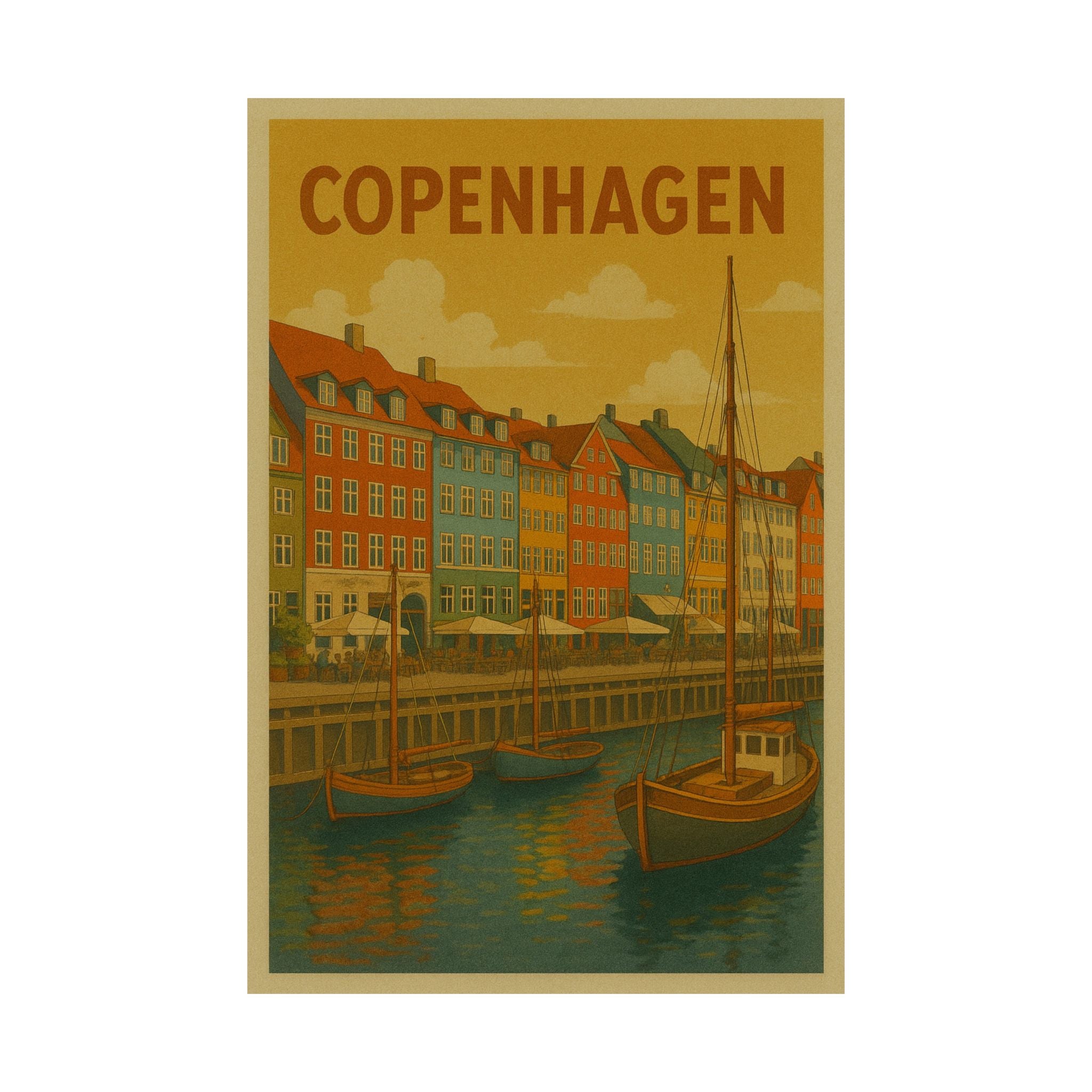 Cityscape Print - Copenhagen