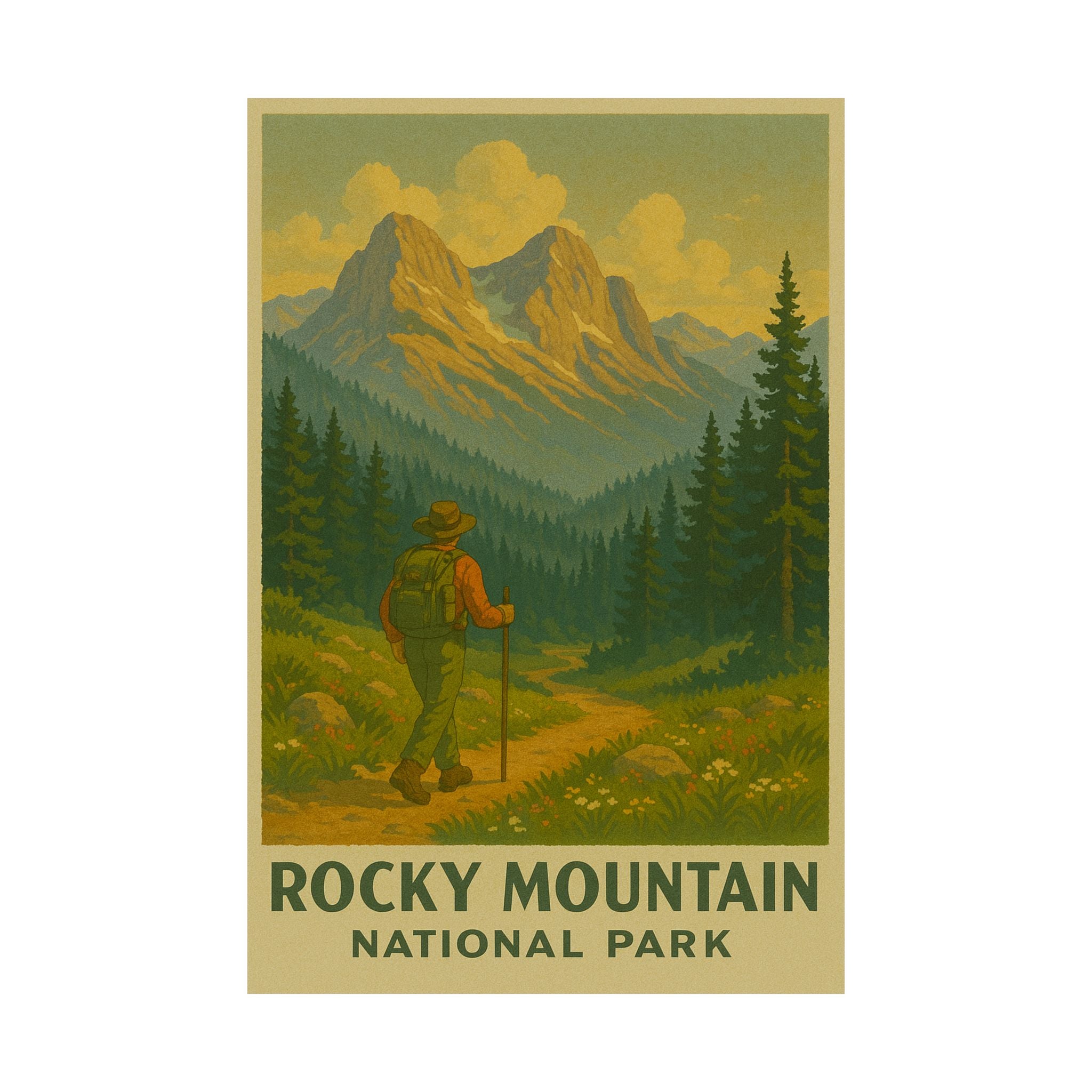 Vertical Print - Rocky Mountain National Park