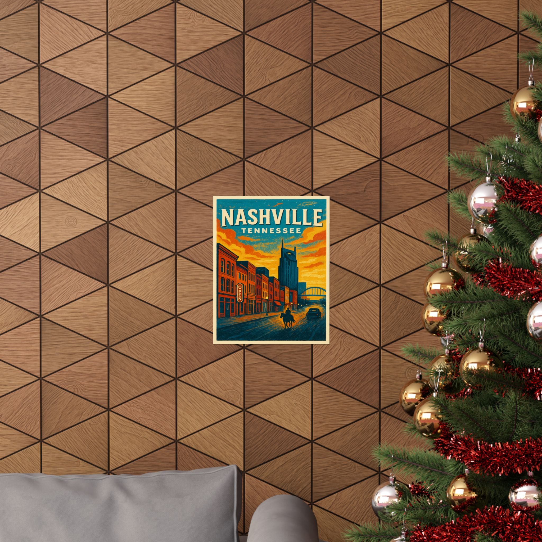 Cityscape Print - Nashville