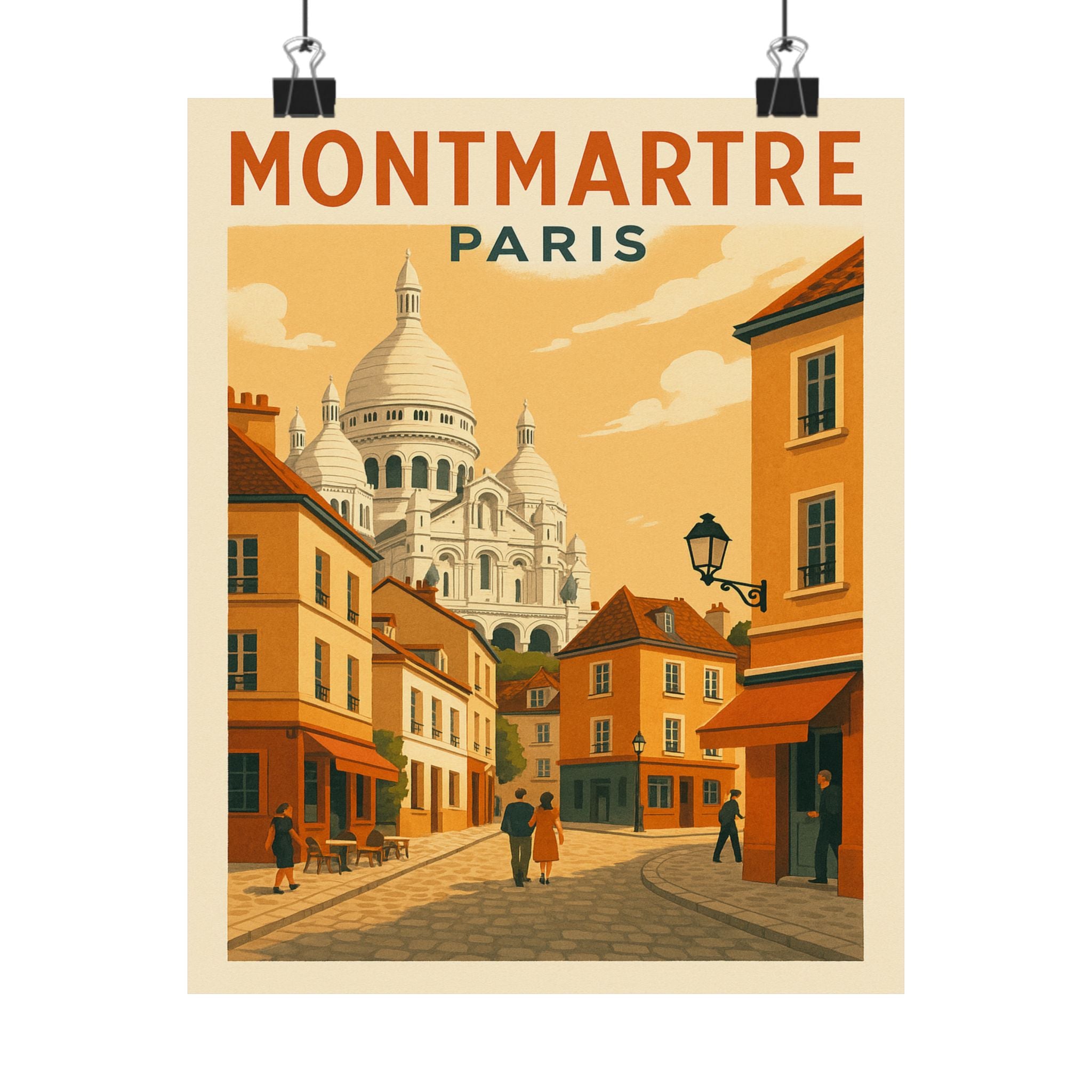 Cityscape Print - Montmartre Paris