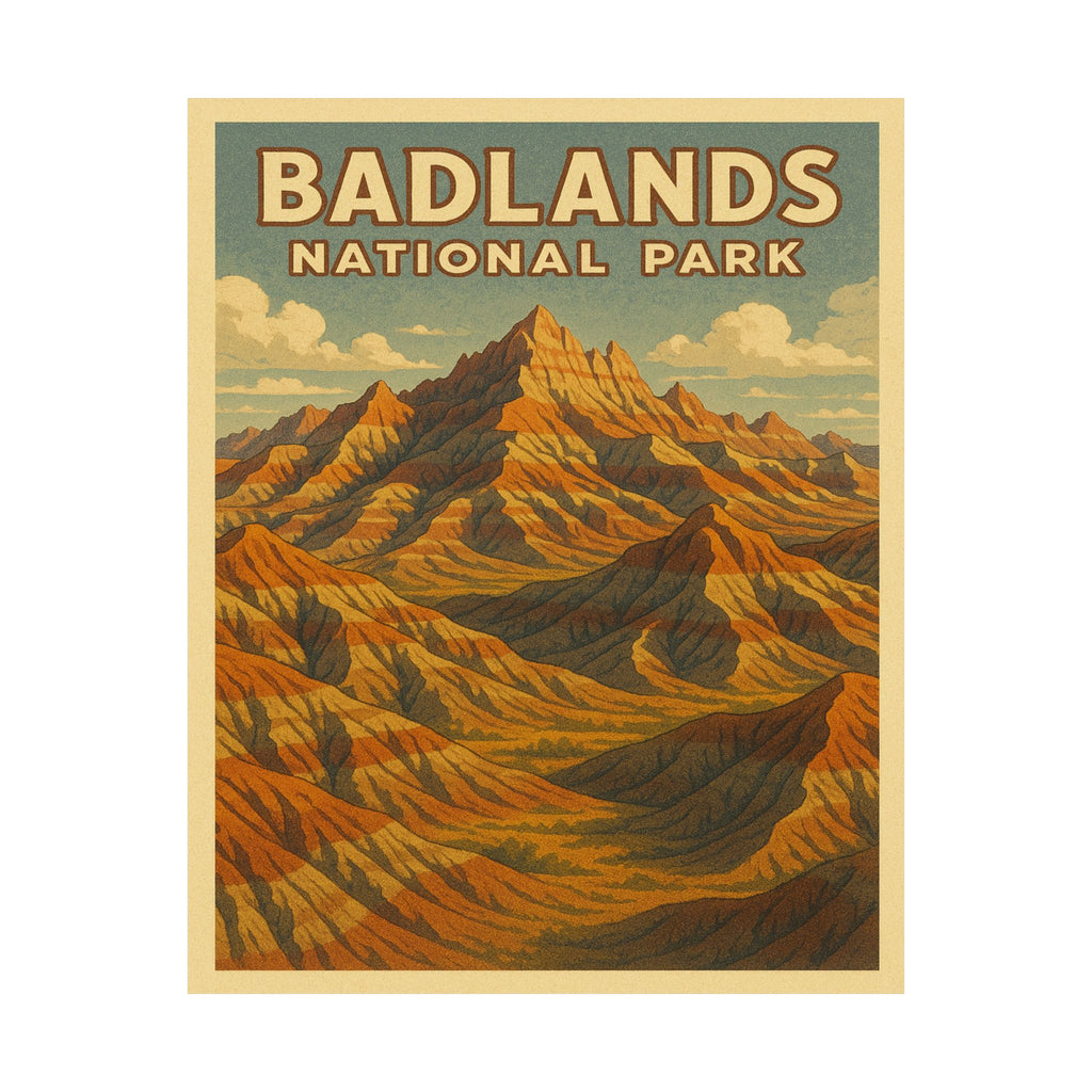 Vertical Print - Badlands National Park