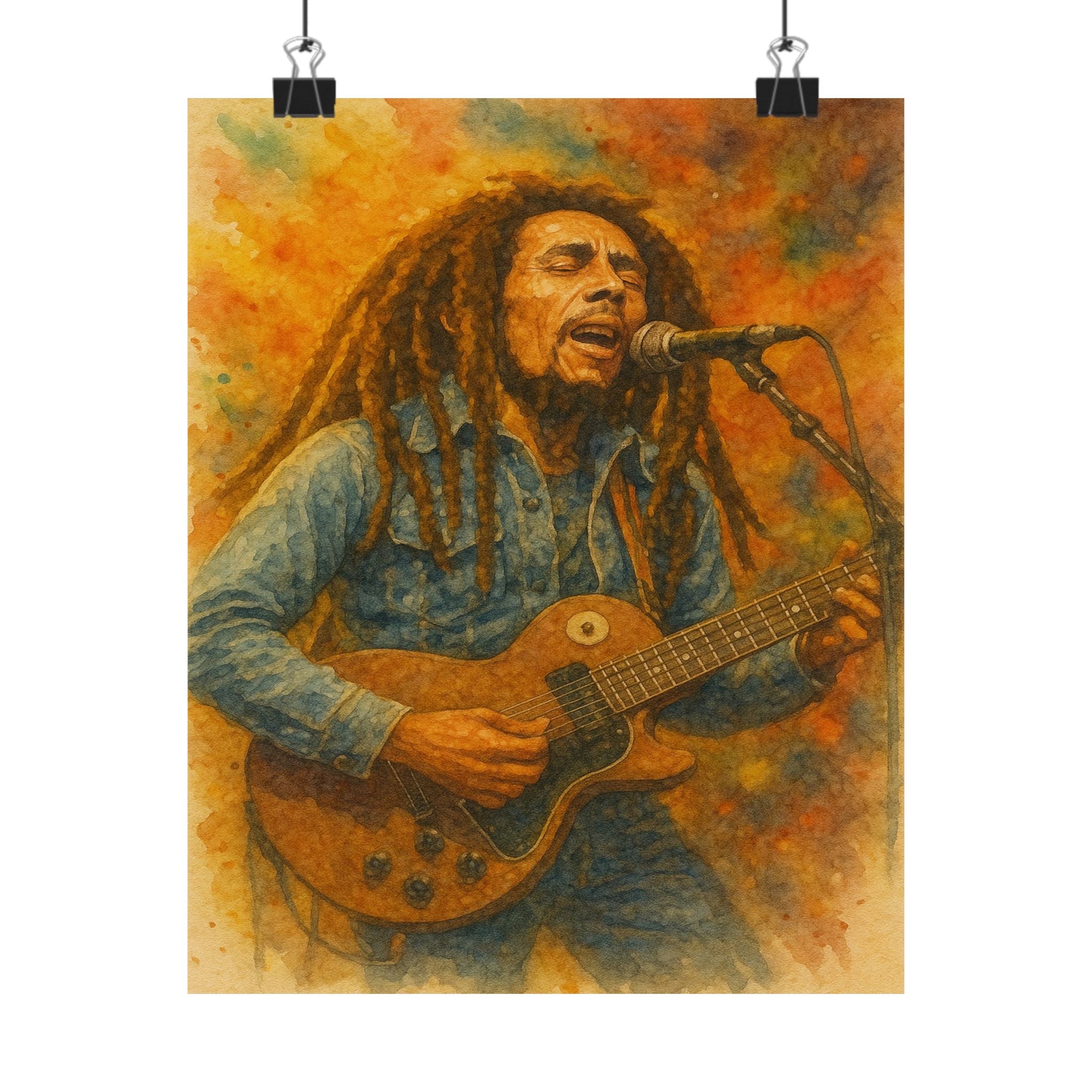 Famous Prints - Marley Singing