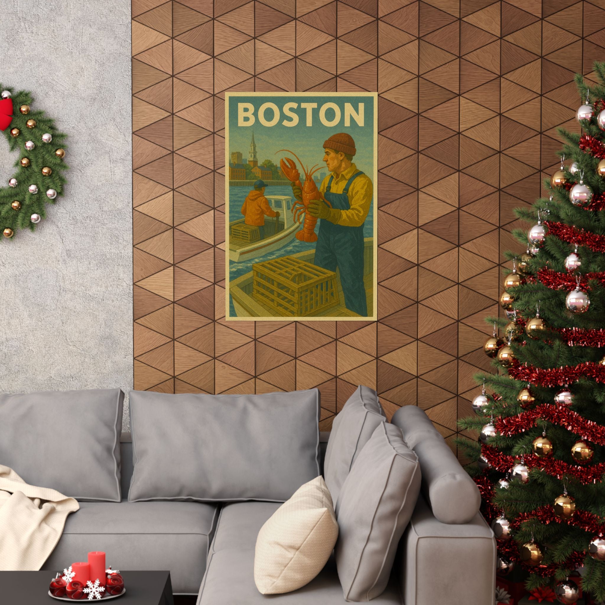 Cityscape Print - Boston