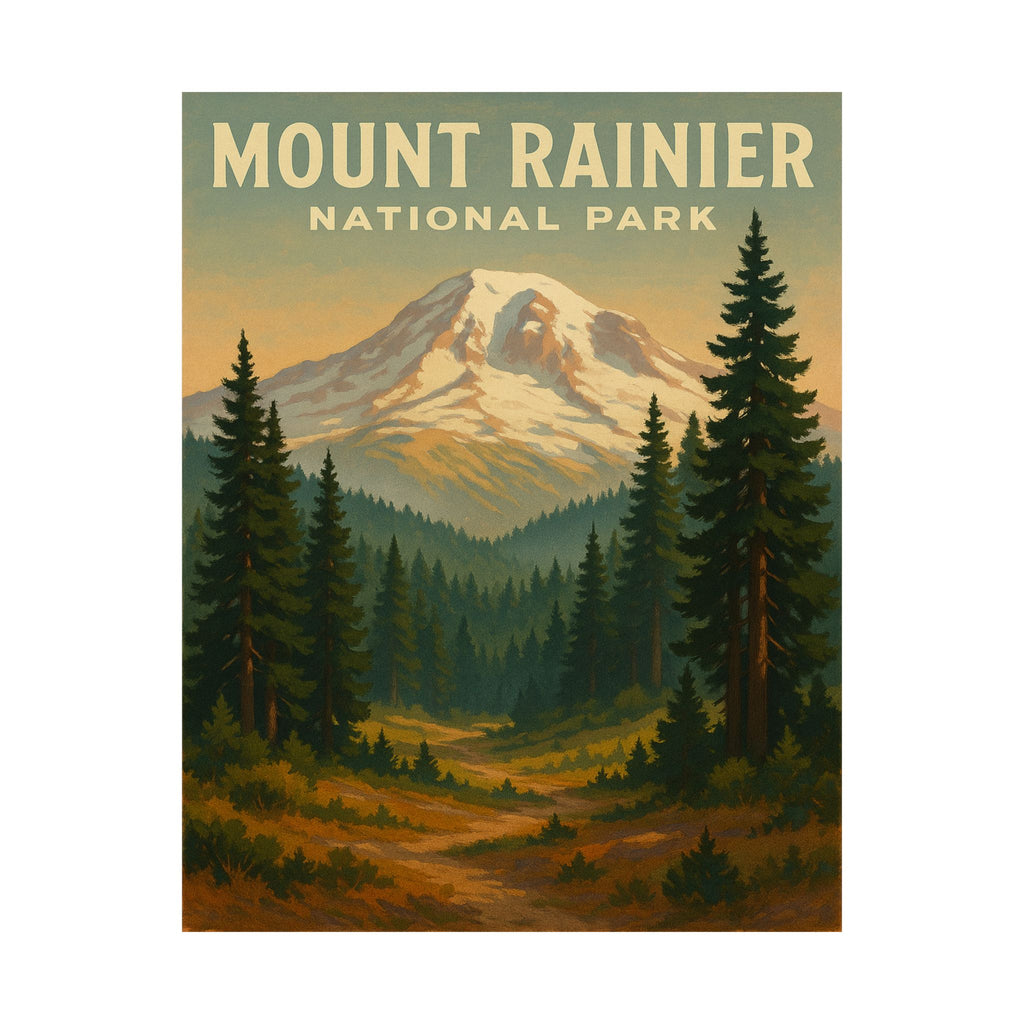 Travel Print - Mount Rainier National Park