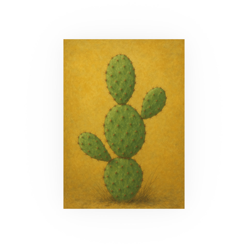 Nature Print - Prickly Pear Cactus