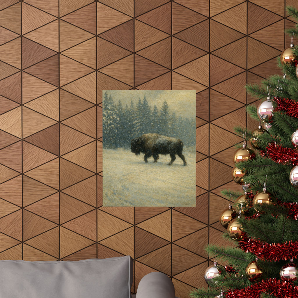 Wildlife Print - Yellowstone Bison