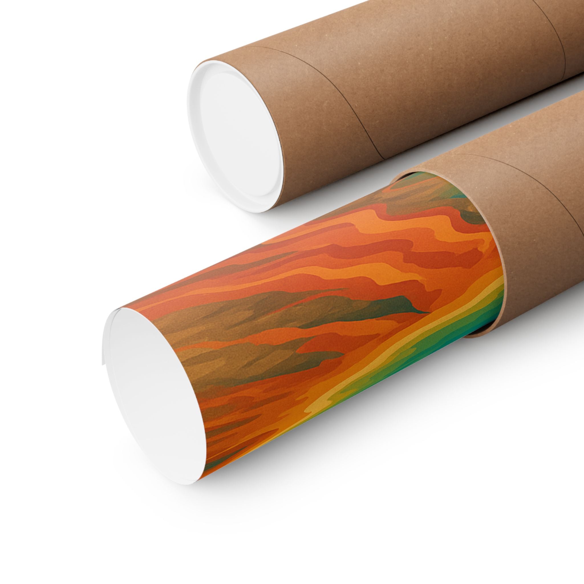 Vertical Print - Yellowstone National Park - Prismatic Lake