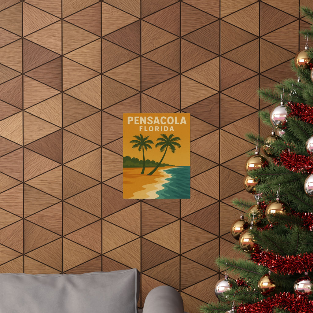 Cityscape Print - Pensacola Florida