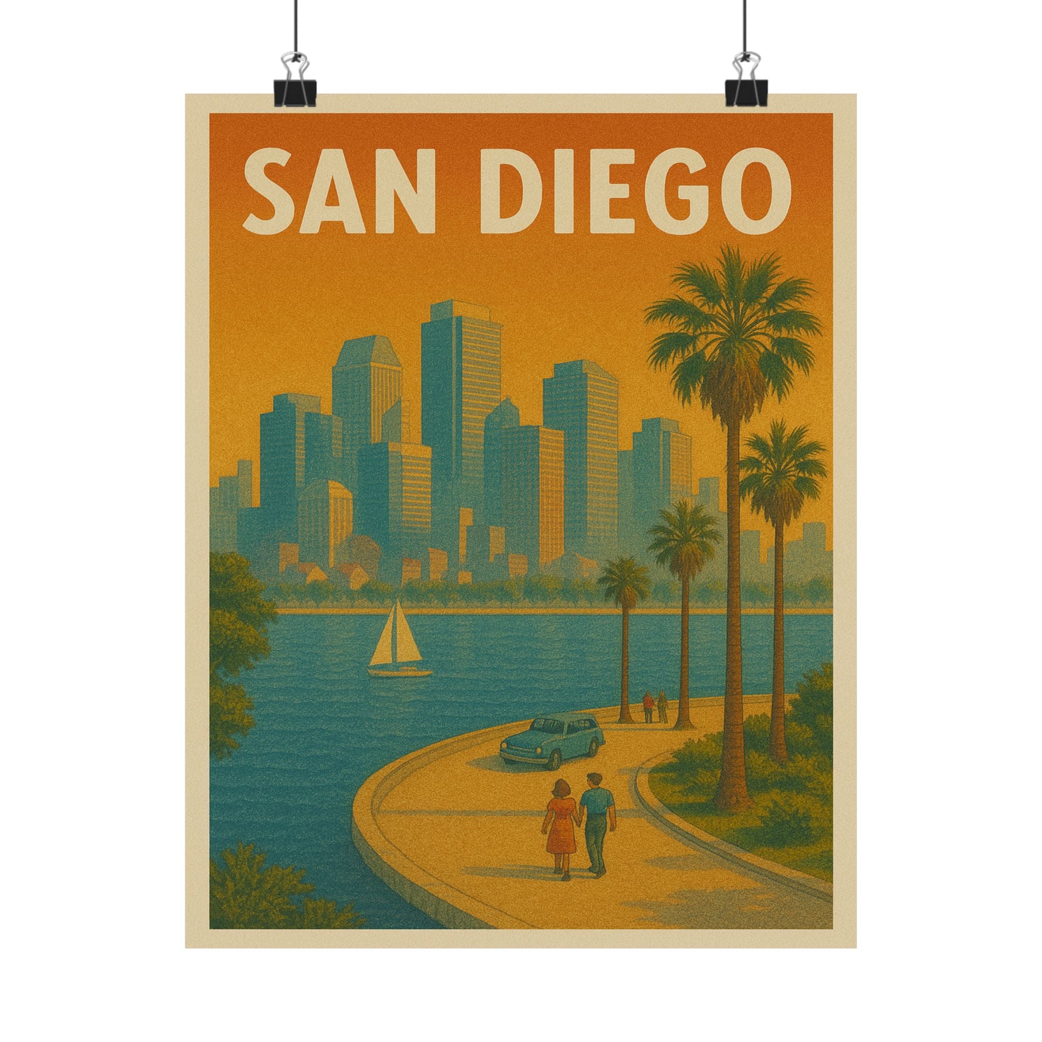 Cityscape Print - San Diego