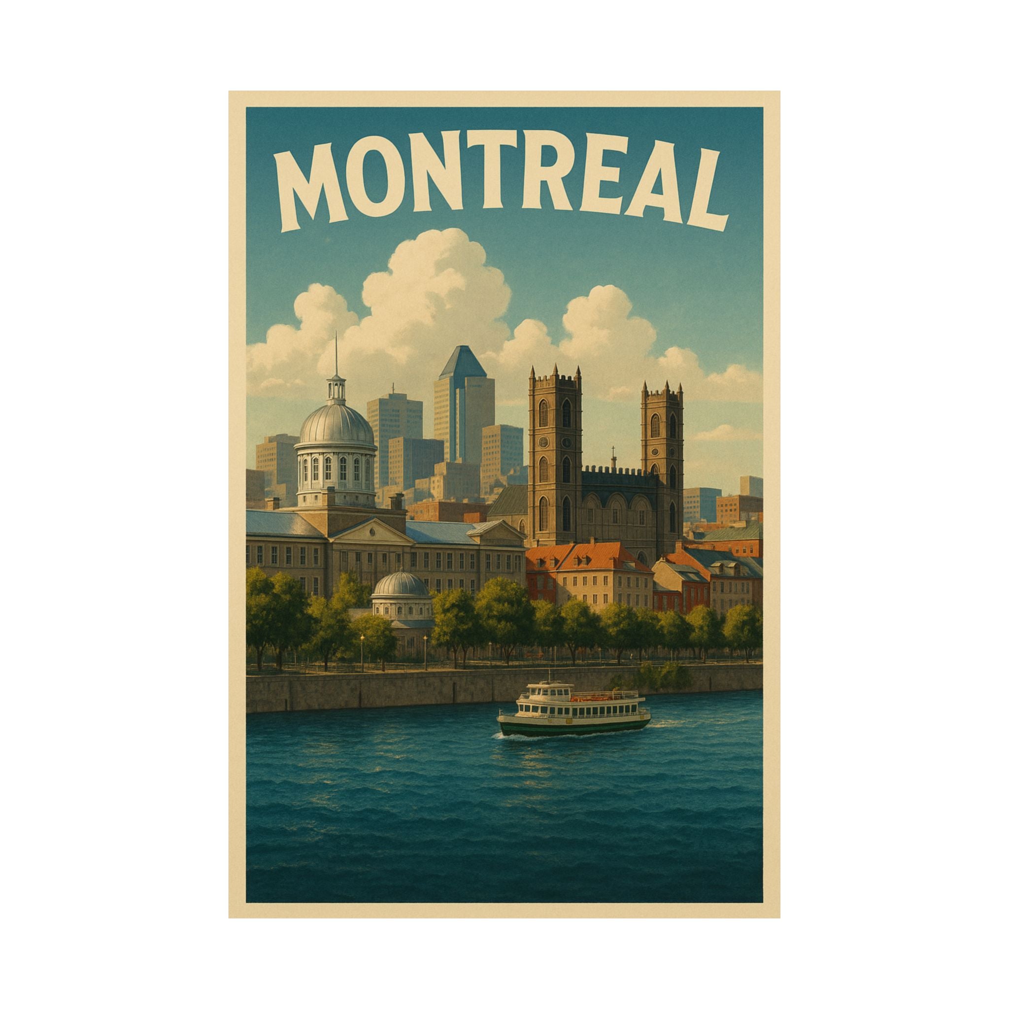 Cityscape Print - Montreal