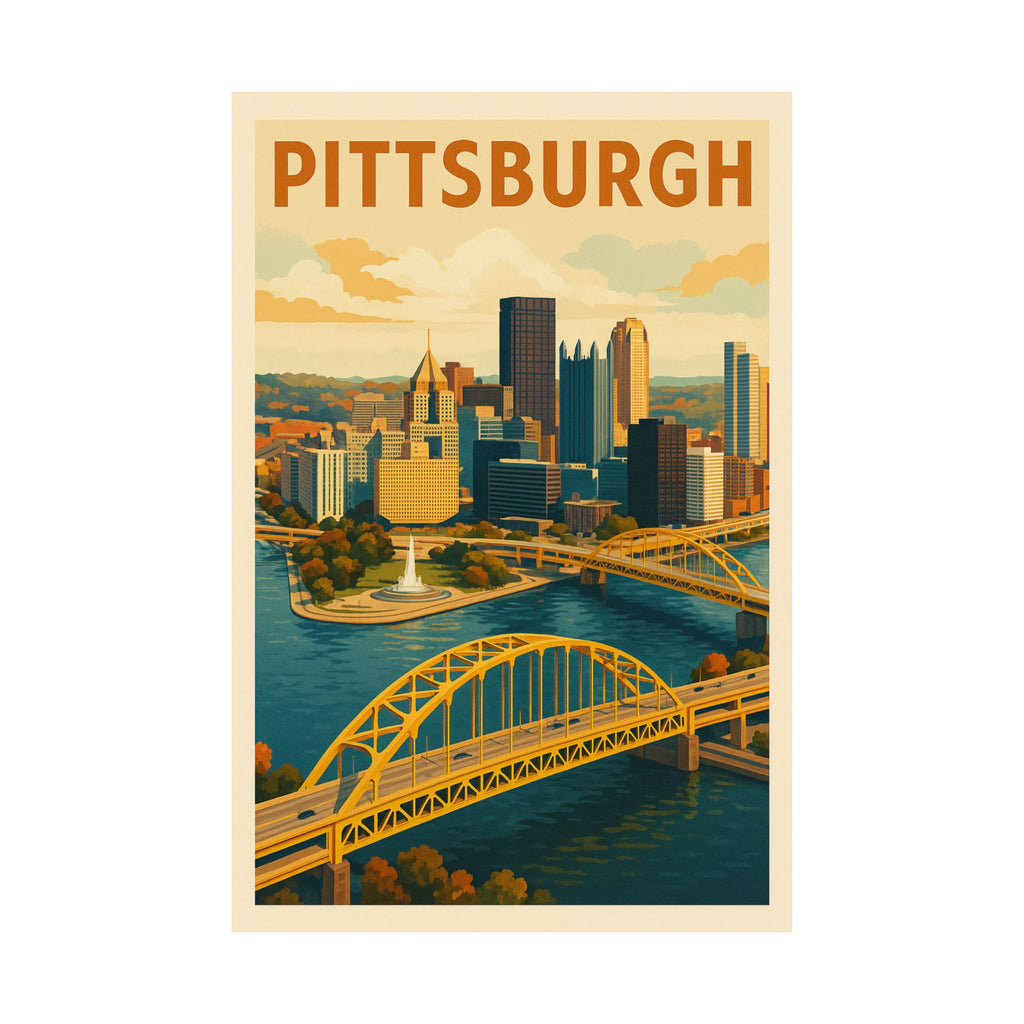 Cityscape Print - Pittsburgh