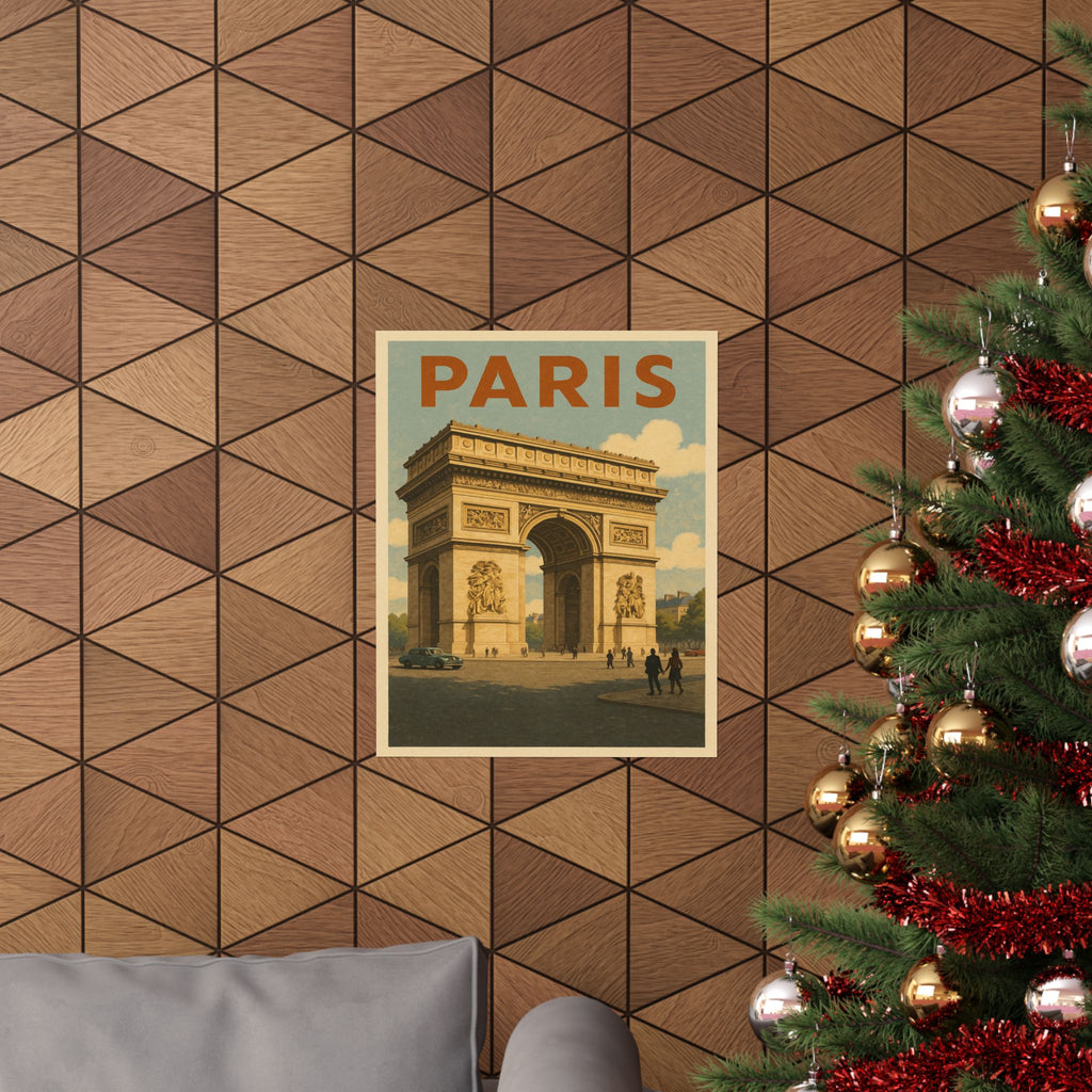 Cityscape Print - Paris Arc De Triumph