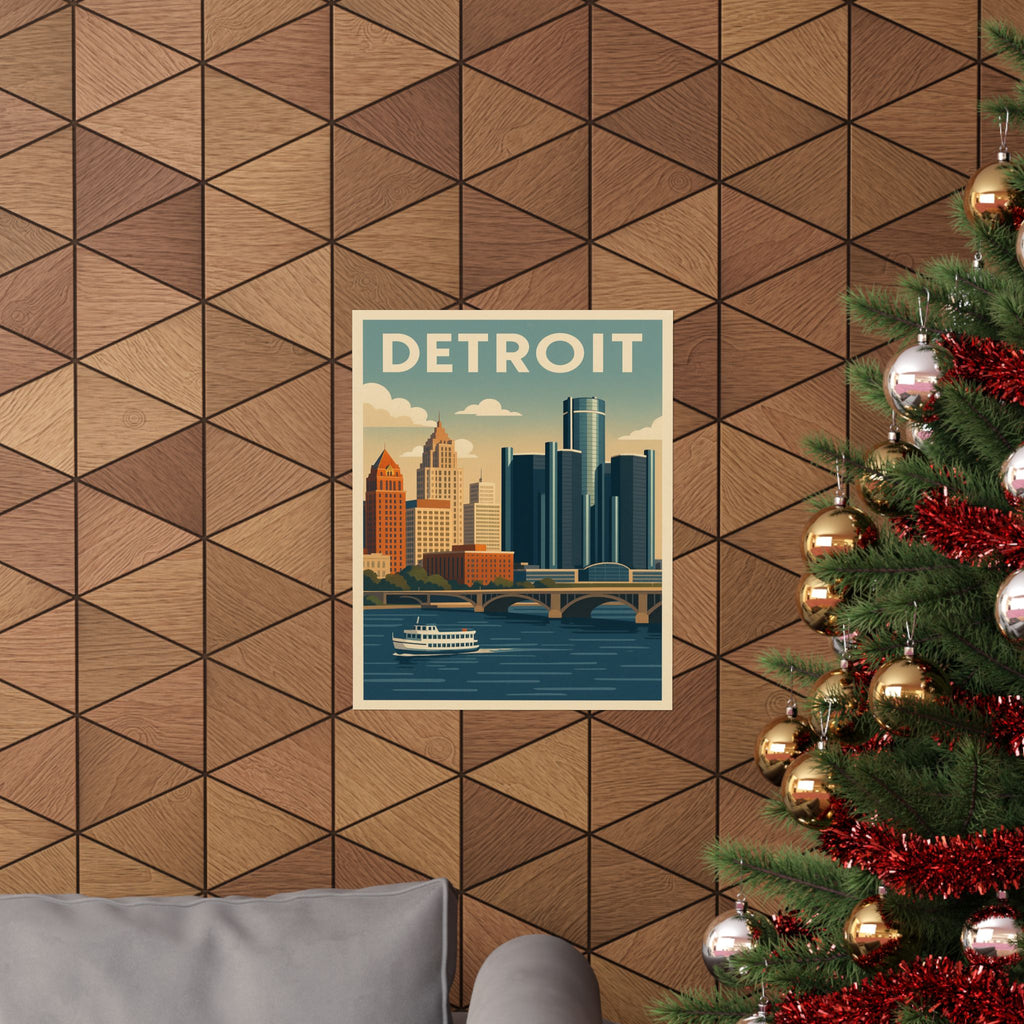 Cityscape Print - Detroit