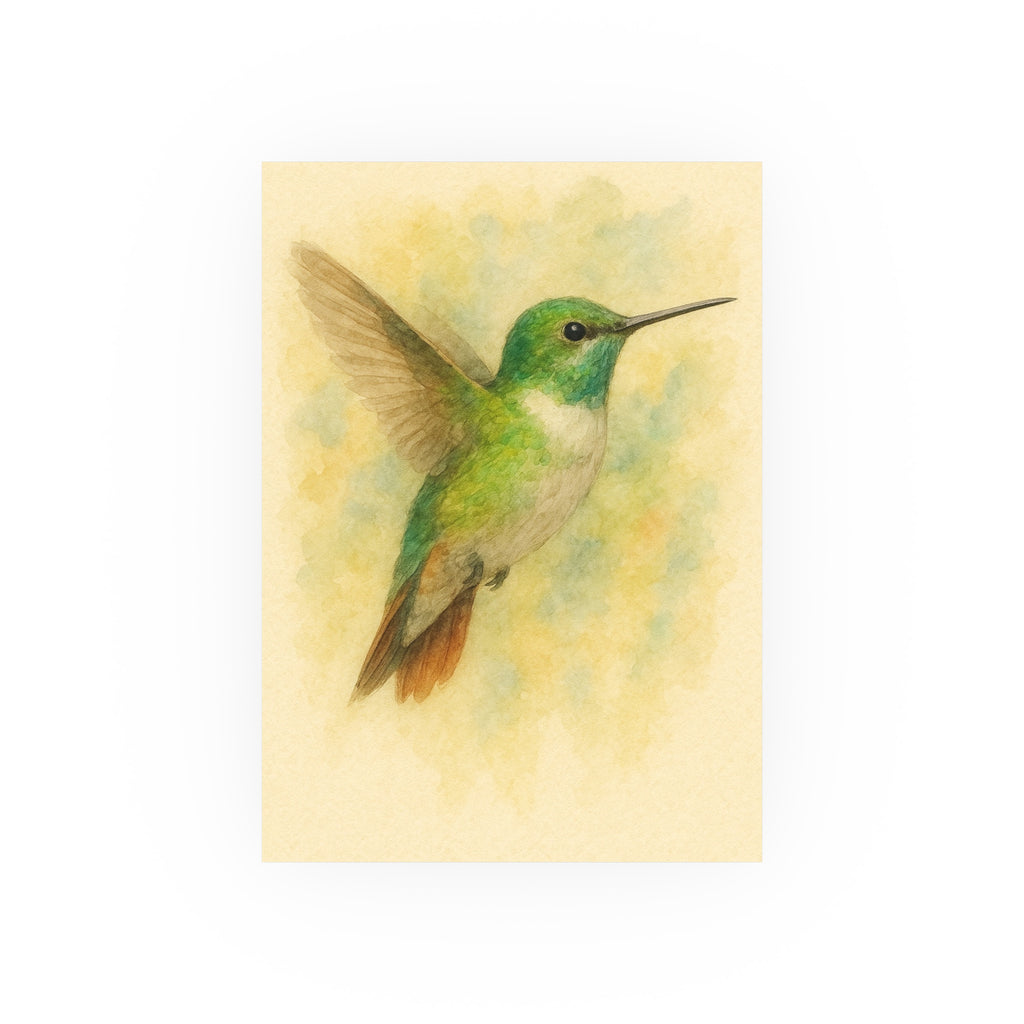 Wildlife Print - Hummingbird Three