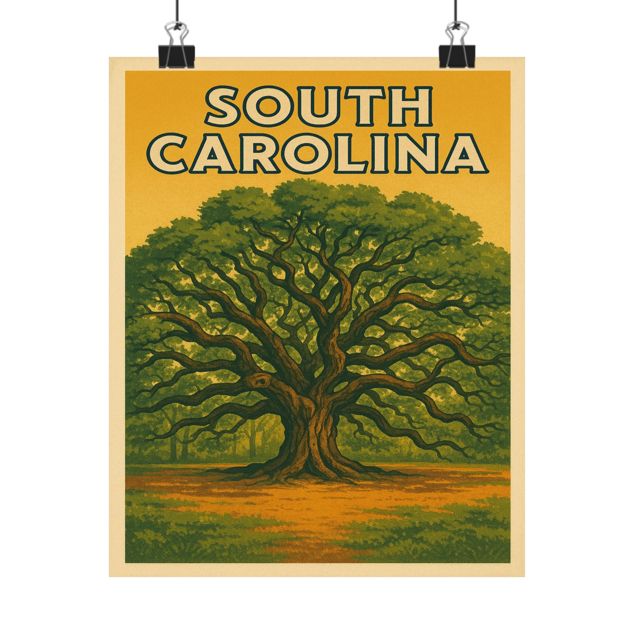 Cityscape Print - South Carolina