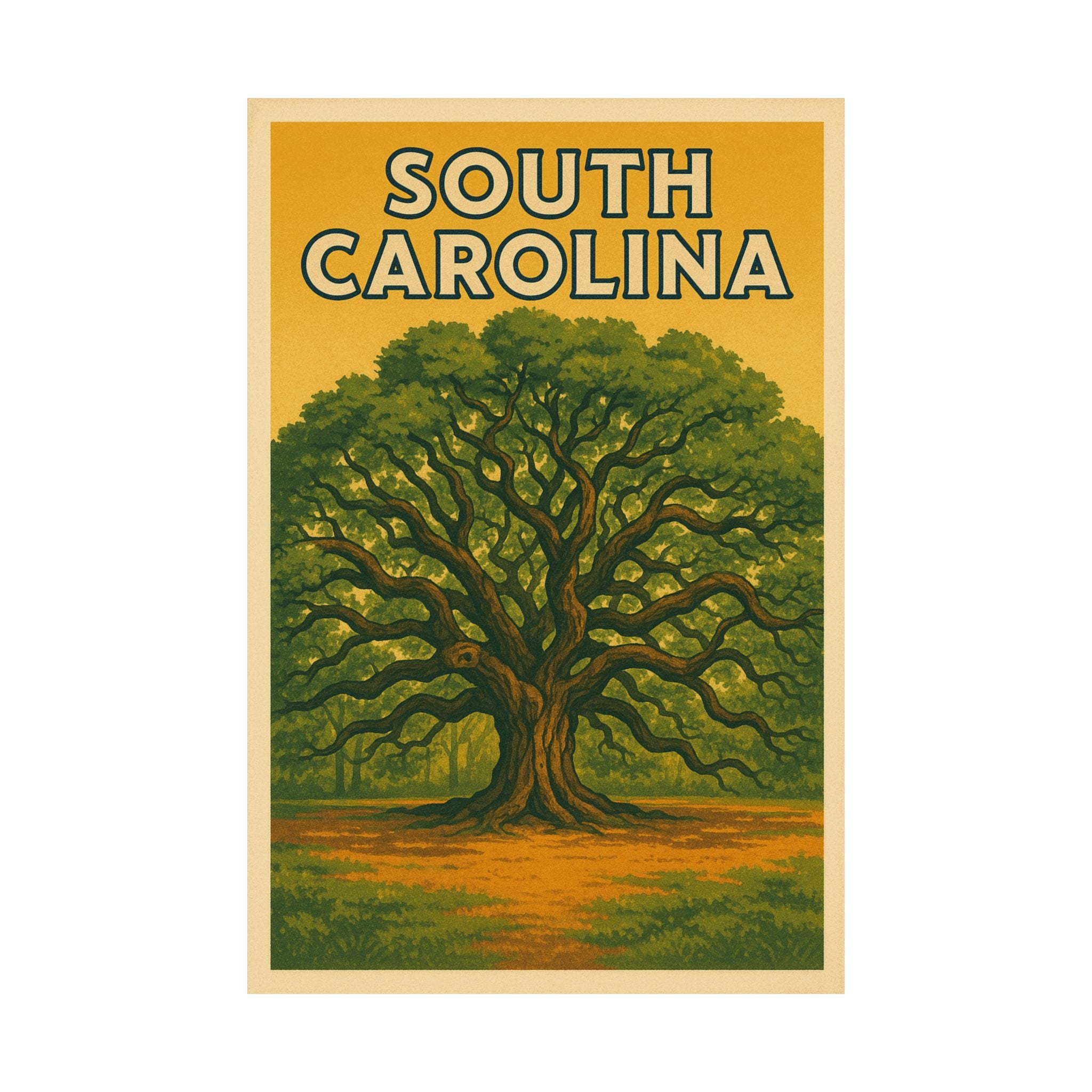 Cityscape Print - South Carolina