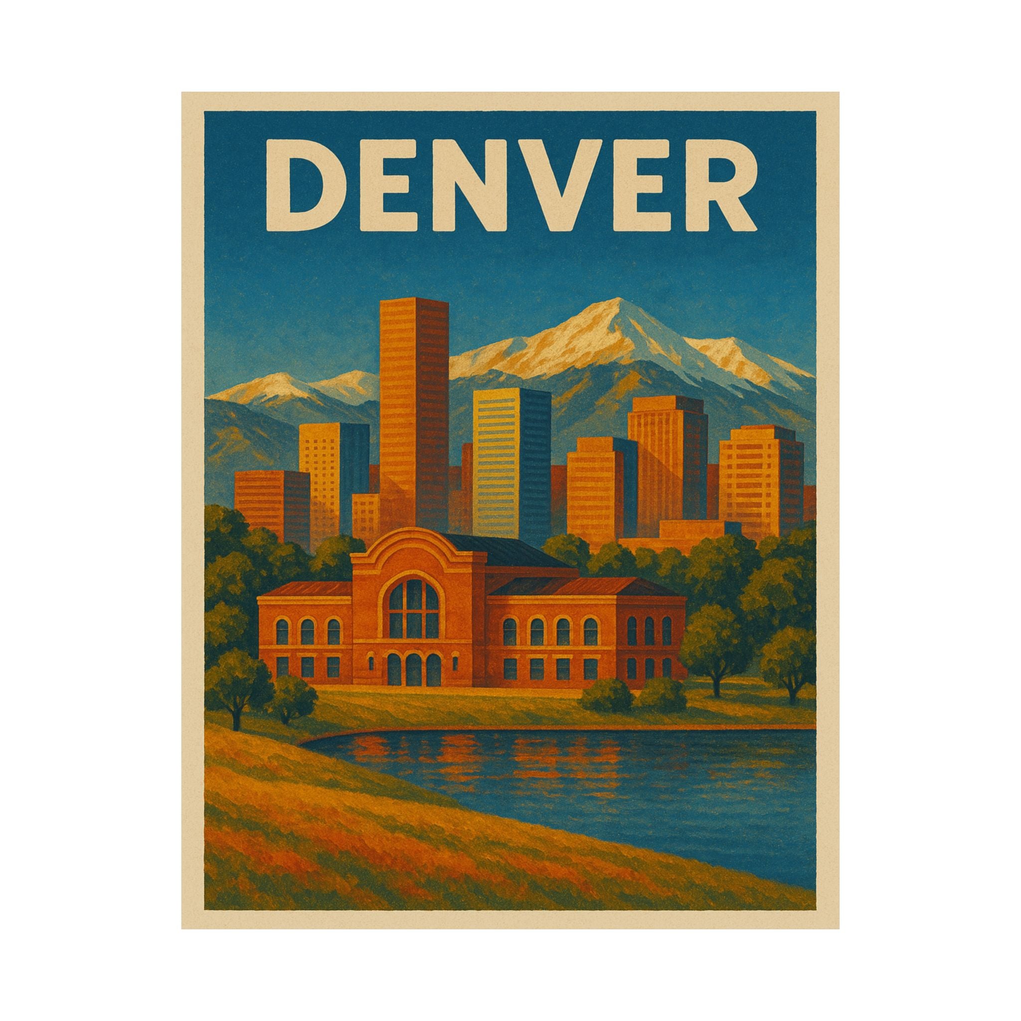 Cityscape Print - Denver