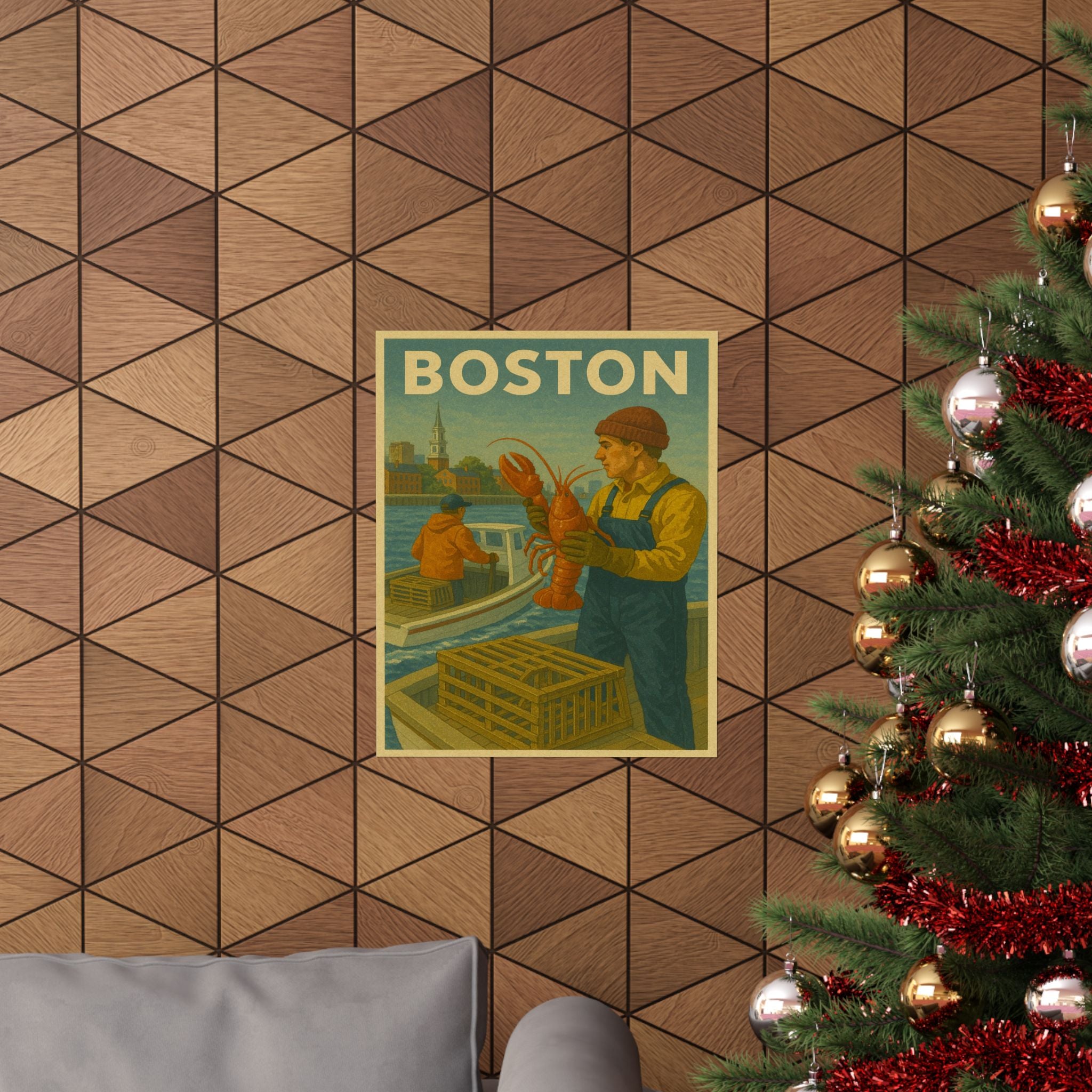 Cityscape Print - Boston