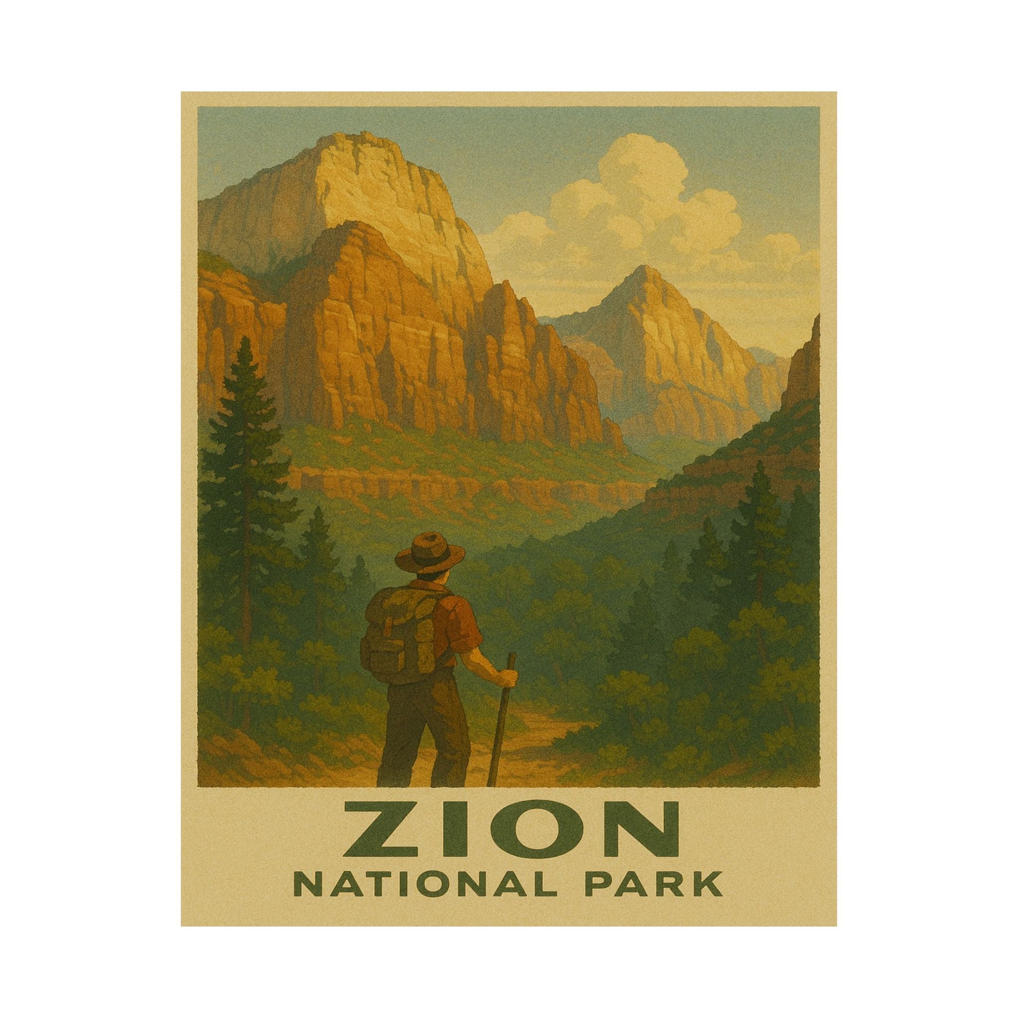 Vertical Print - Zion National Park