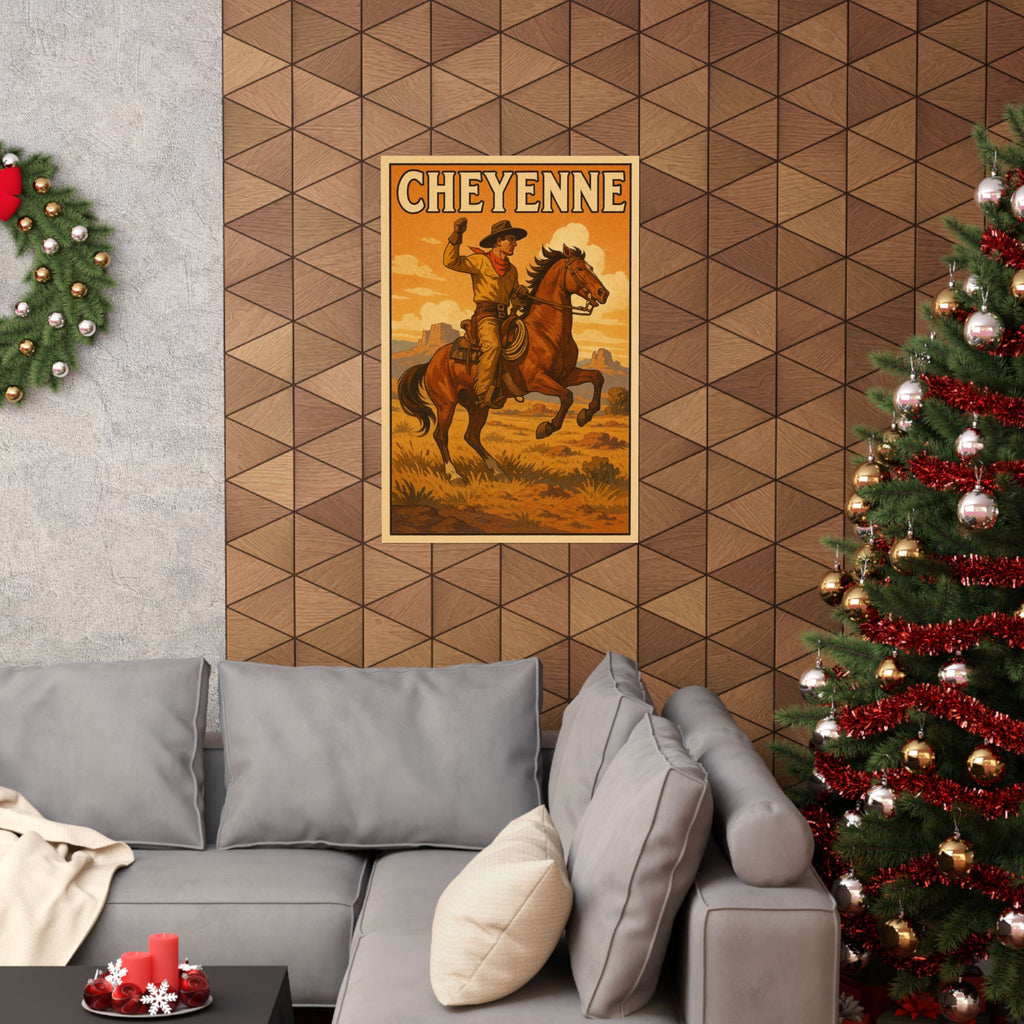 Cityscape Print - Cheyenne