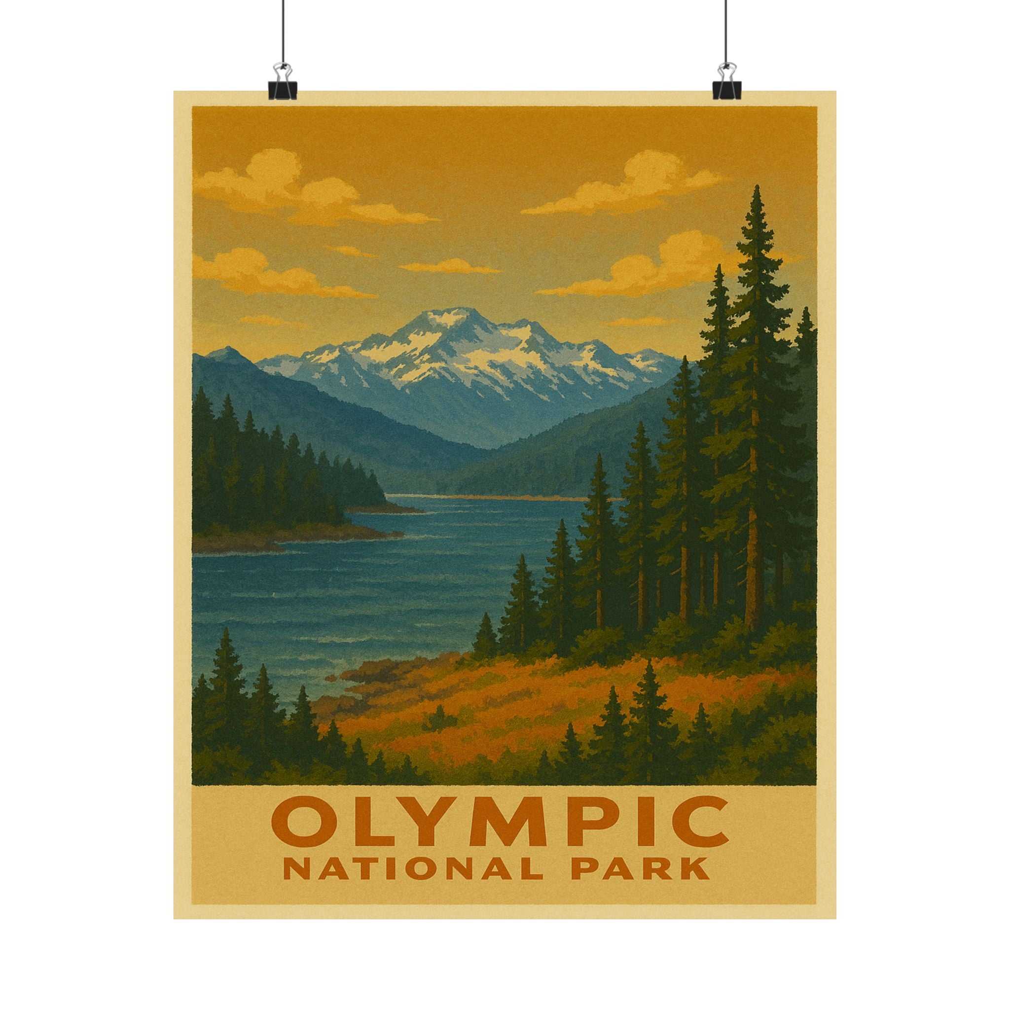 Vertical Print - Olympic National Park