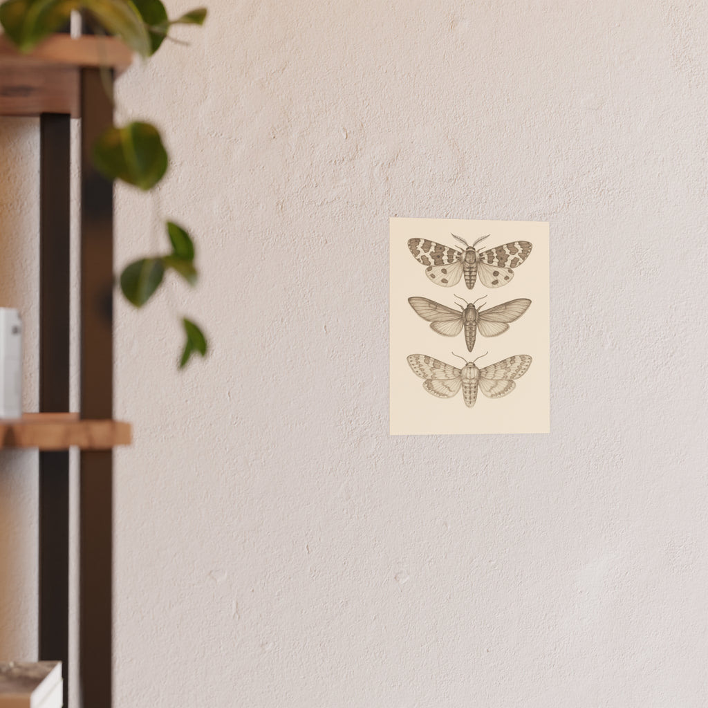 Wildlife Print - Giant Moth Sketch