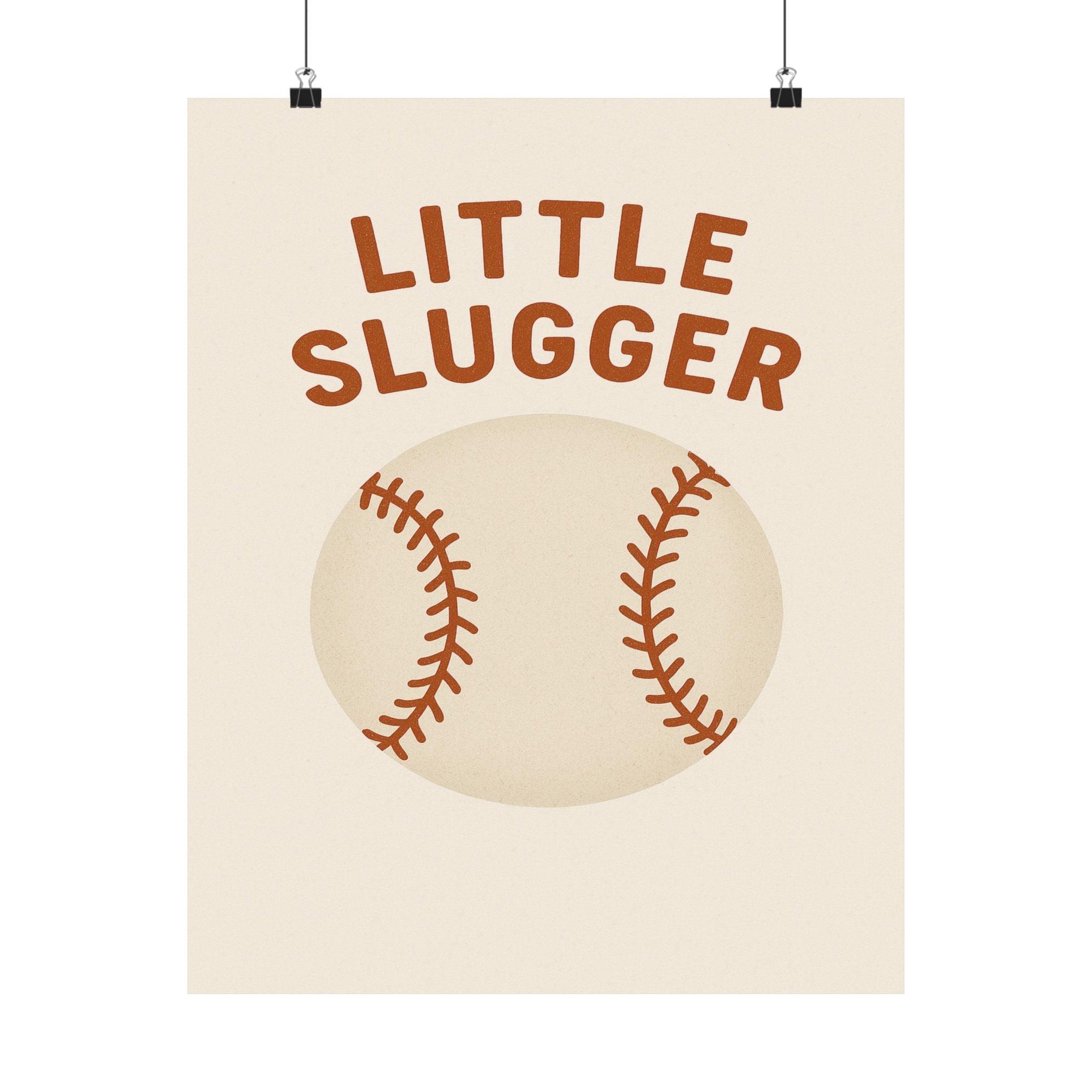 Children's Print - Little Slugger