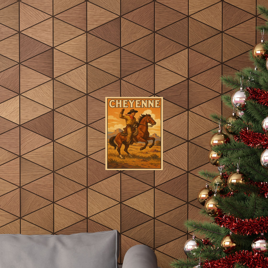 Cityscape Print - Cheyenne