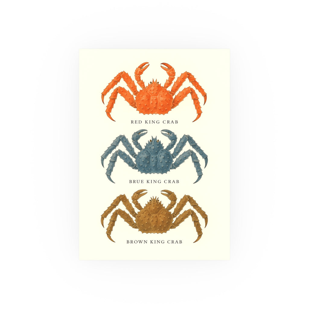 Wildlife Print - King Crabs