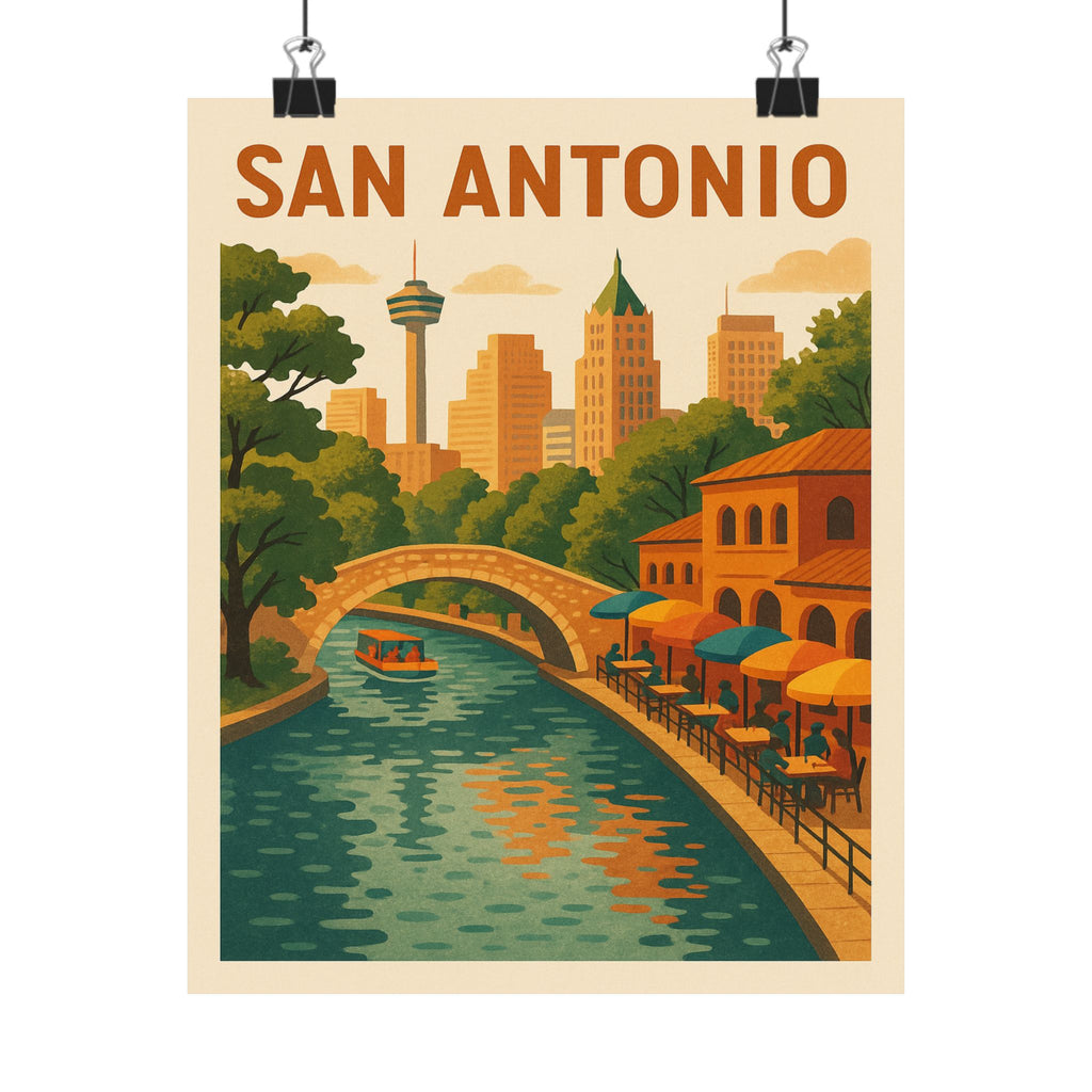 Cityscape Print - San Antonio