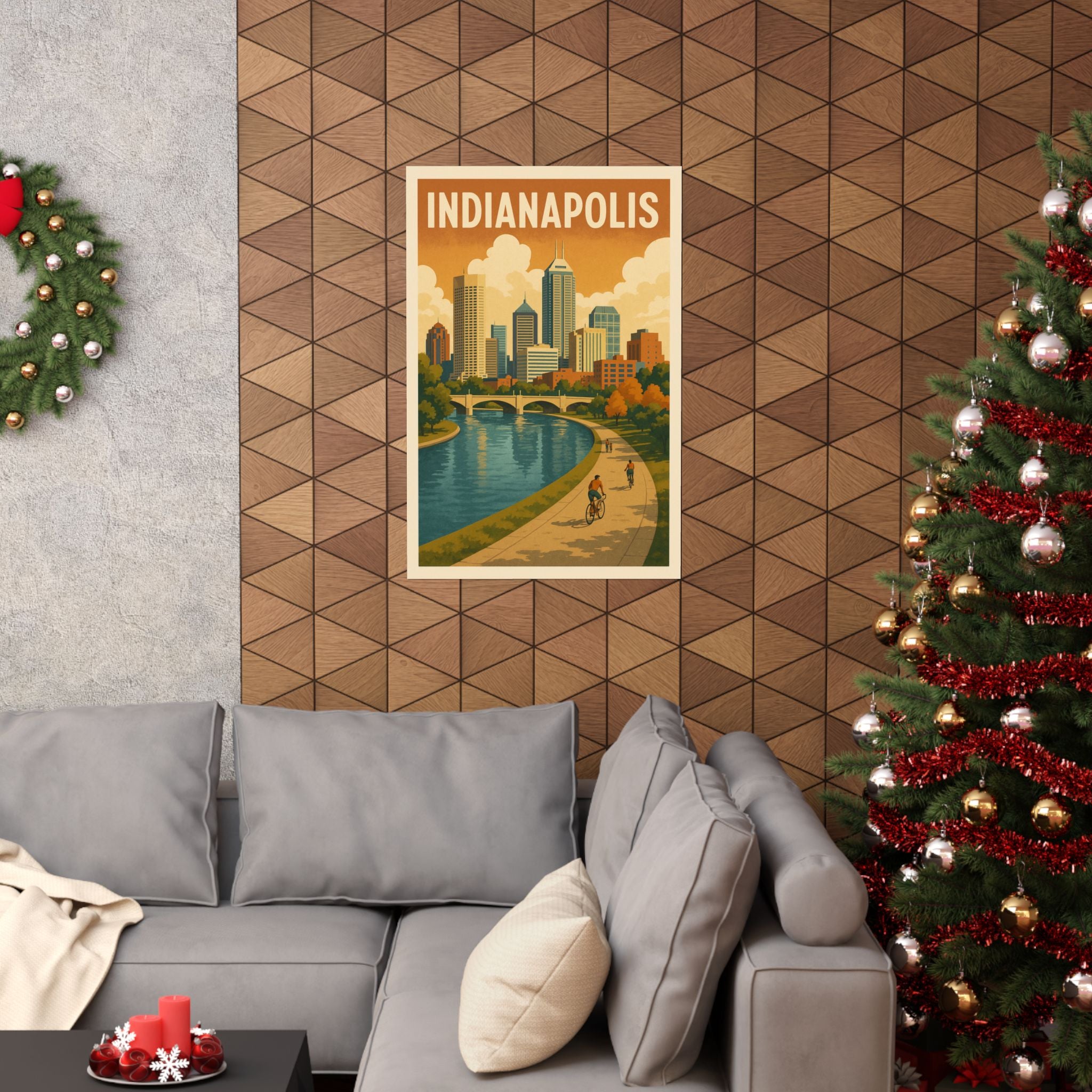 Cityscape Print - Indianapolis