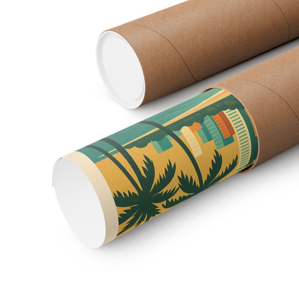 Cityscape Print - Miami Florida