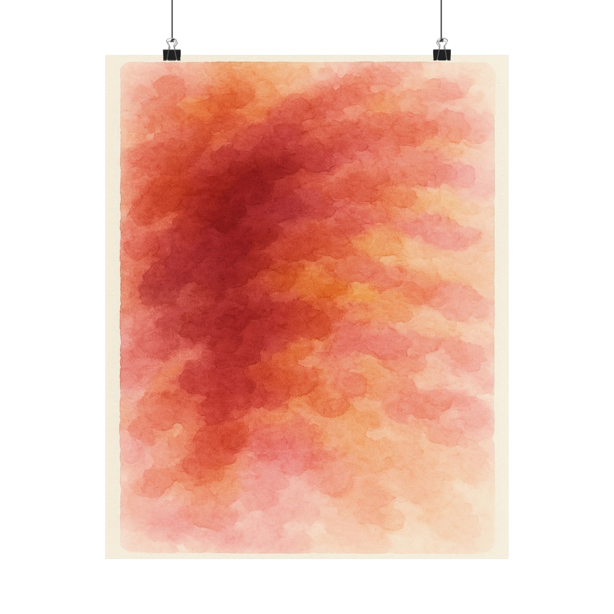 Abstract Art - Pink Watercolor 1