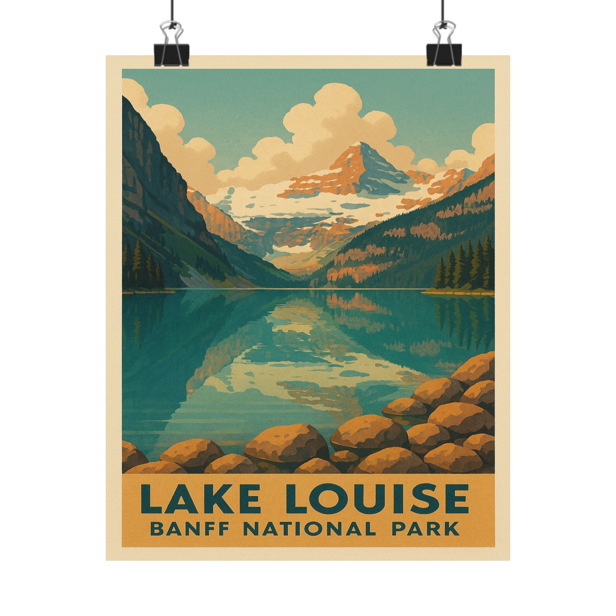Vertical Print - Banff National Park - Lake Louise