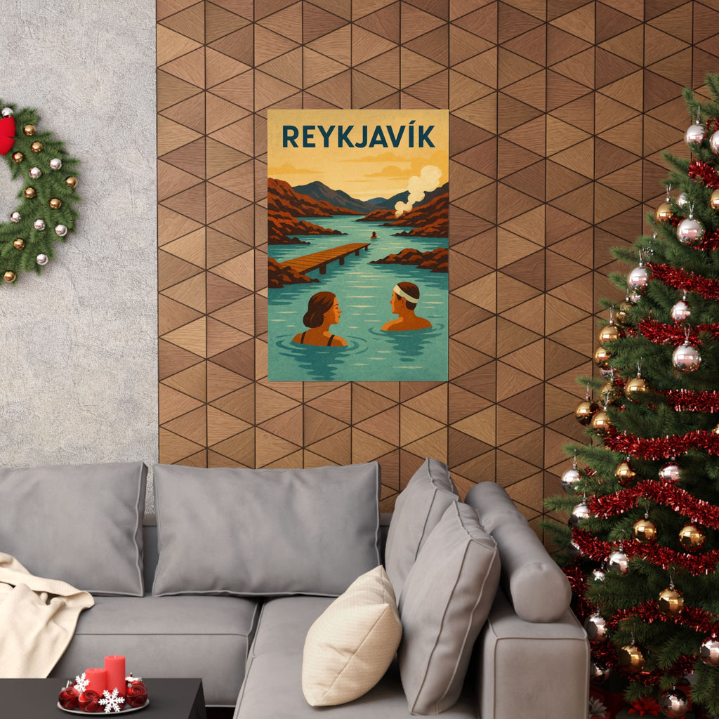 Cityscape Print - Reykjavik