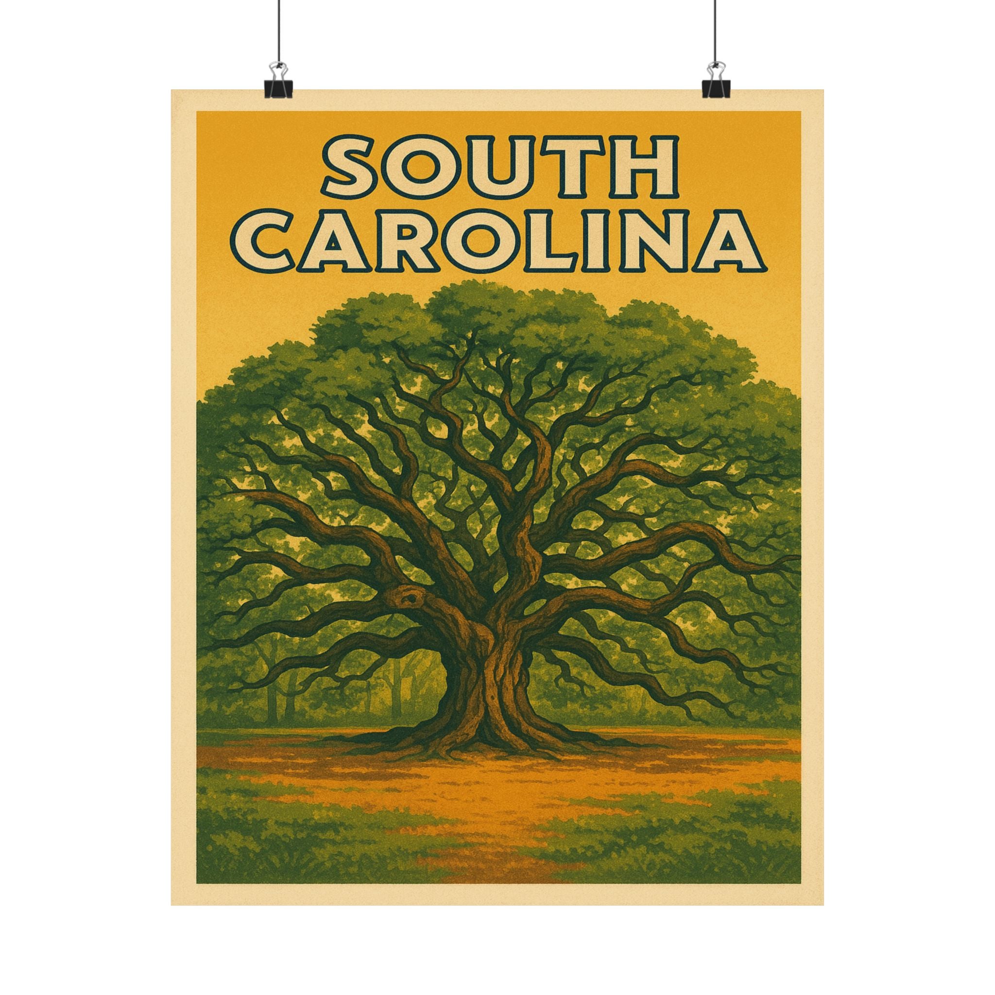 Cityscape Print - South Carolina